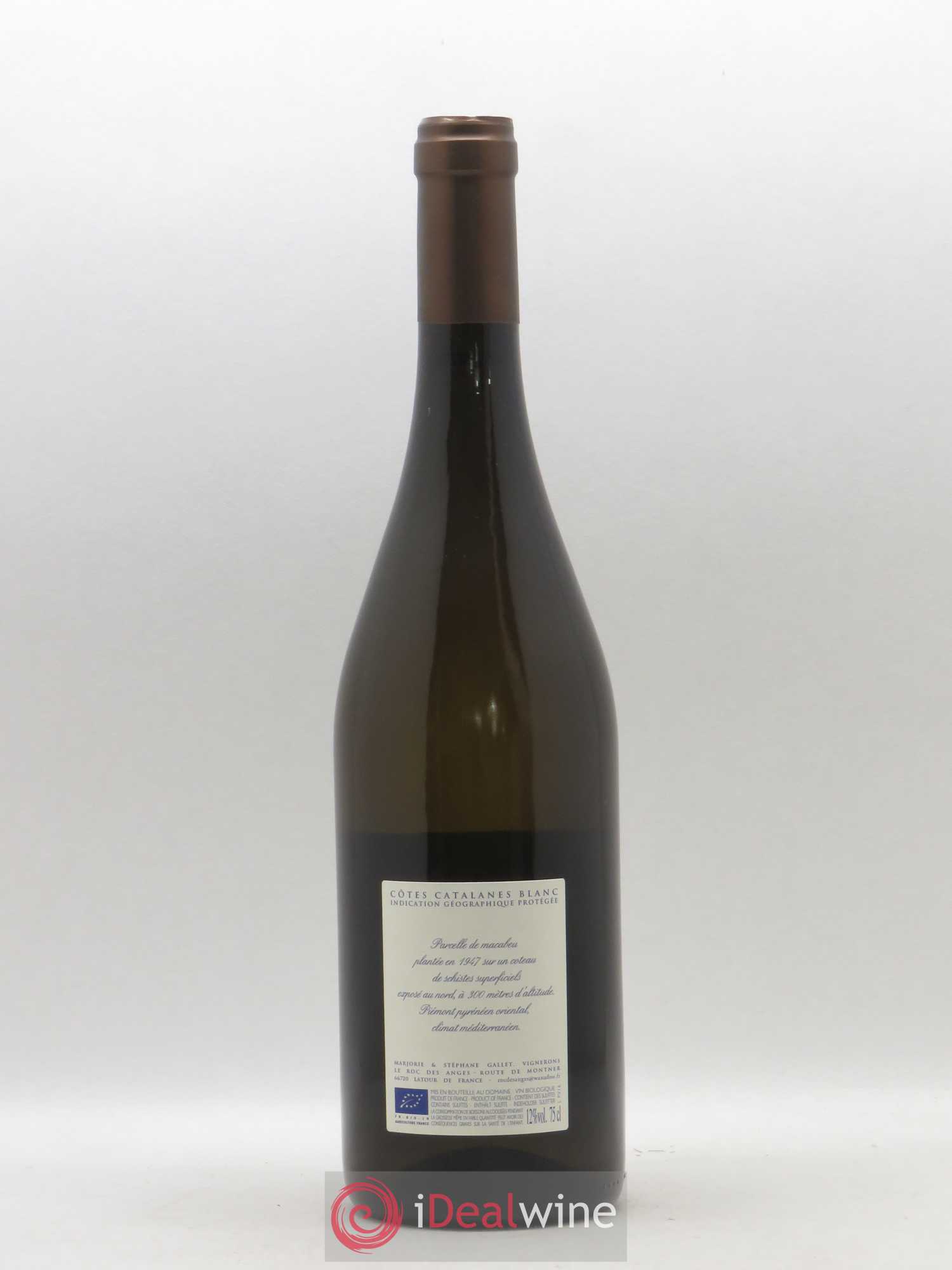 IGP Côtes Catalanes Roc des Anges Pi Vell Marjorie et Stéphane Gallet (sans prix de réserve) 2016 - Lot de 1 bouteille - 1