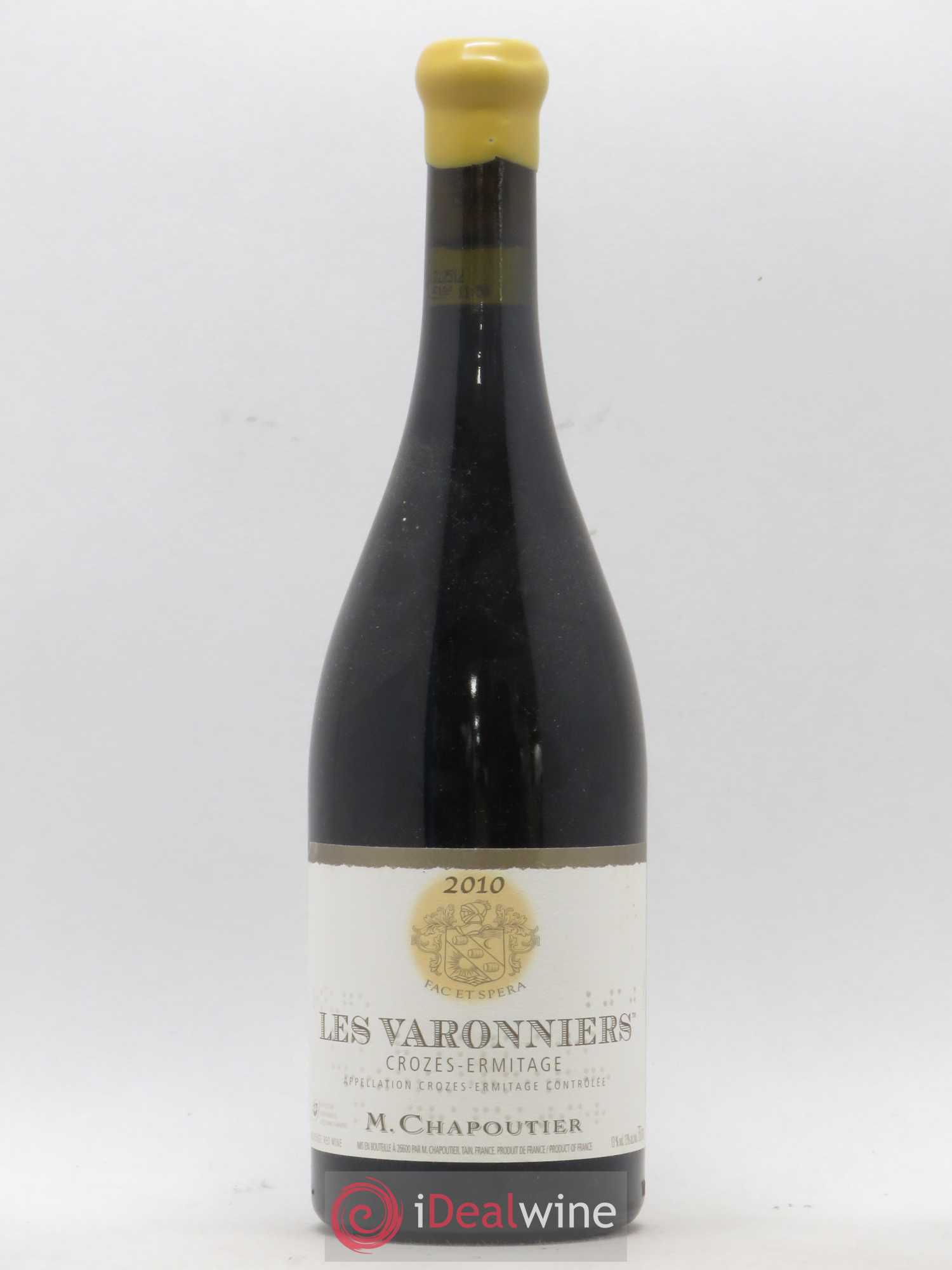 Crozes-Hermitage Les Varonniers Chapoutier 2010 - Lot de 1 bouteille - 0