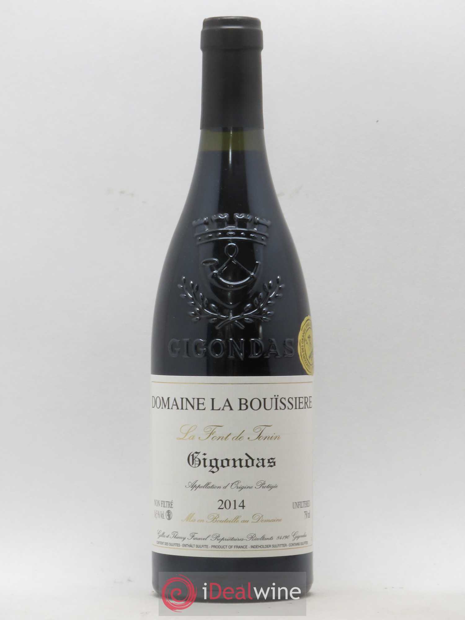 Gigondas La Font de Tonin La Bouïssière 2014 - Lot de 1 bouteille - 0