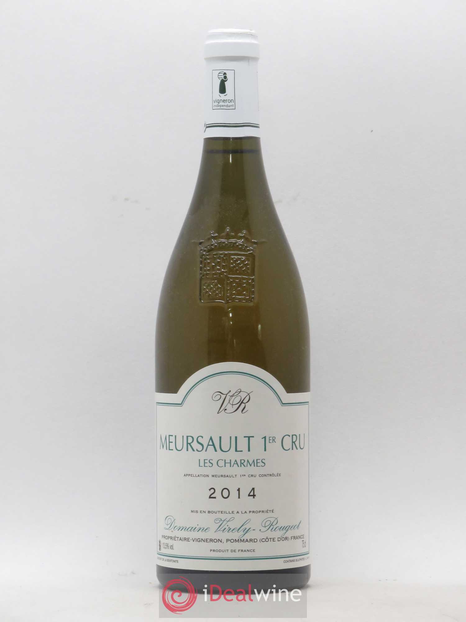 Meursault 1er Cru Domaine Virely-Rougeot Les Charmes (sans prix de réserve) 2014 - Posten von 1 Flasche - 0