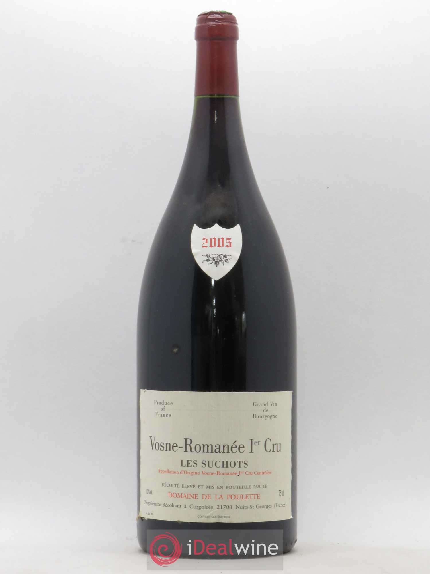 Vosne-Romanée 1er Cru Les Suchots Domaine de la Poulette 2005 - Posten von 1 Magnum - 0