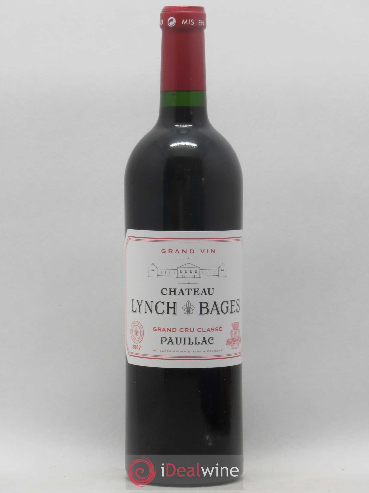 Château Lynch Bages 5ème Grand Cru Classé 2007 - Lot de 1 bouteille - 0