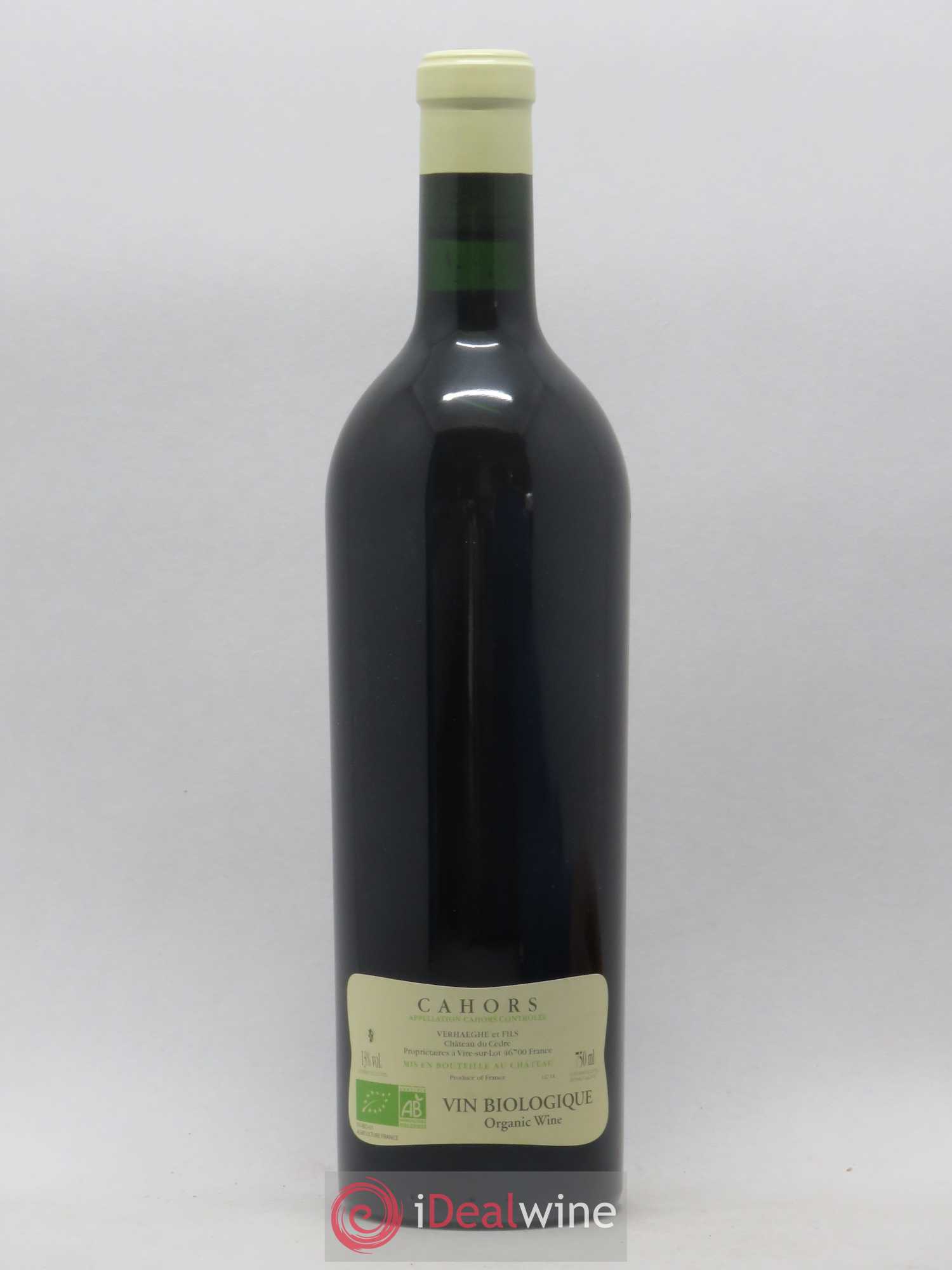 Cahors Château du Cèdre Cuvée Le Cèdre Pascal et Jean-Marc Verhaeghe 2014 - Lot de 1 bouteille - 1