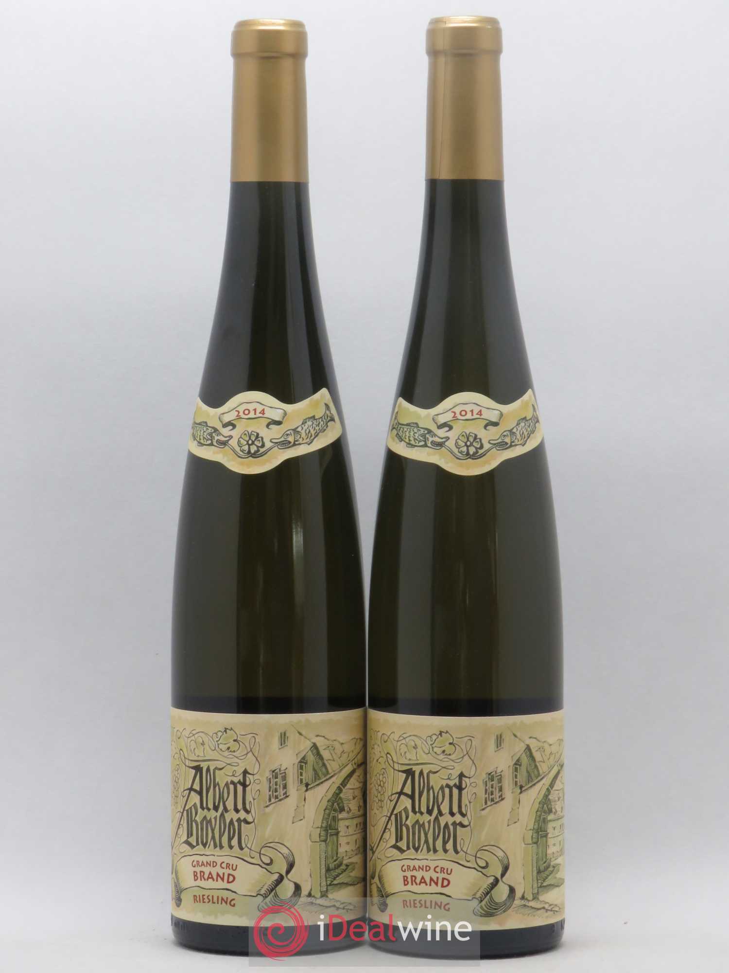 Alsace Riesling Grand Cru Brand Albert Boxler 2014 - Posten von 2 Flaschen - 0