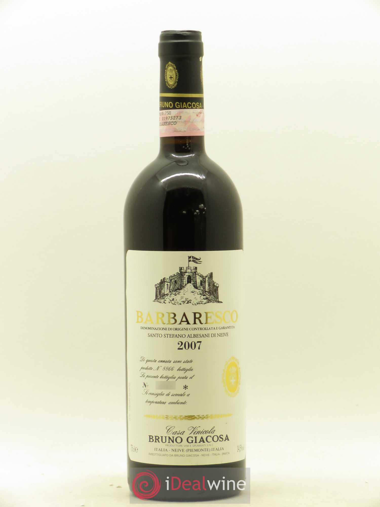 Barbaresco DOCG Albesani Santo Stefano di Neive Bruno Giacosa 2007 - Posten von 1 Flasche - 0