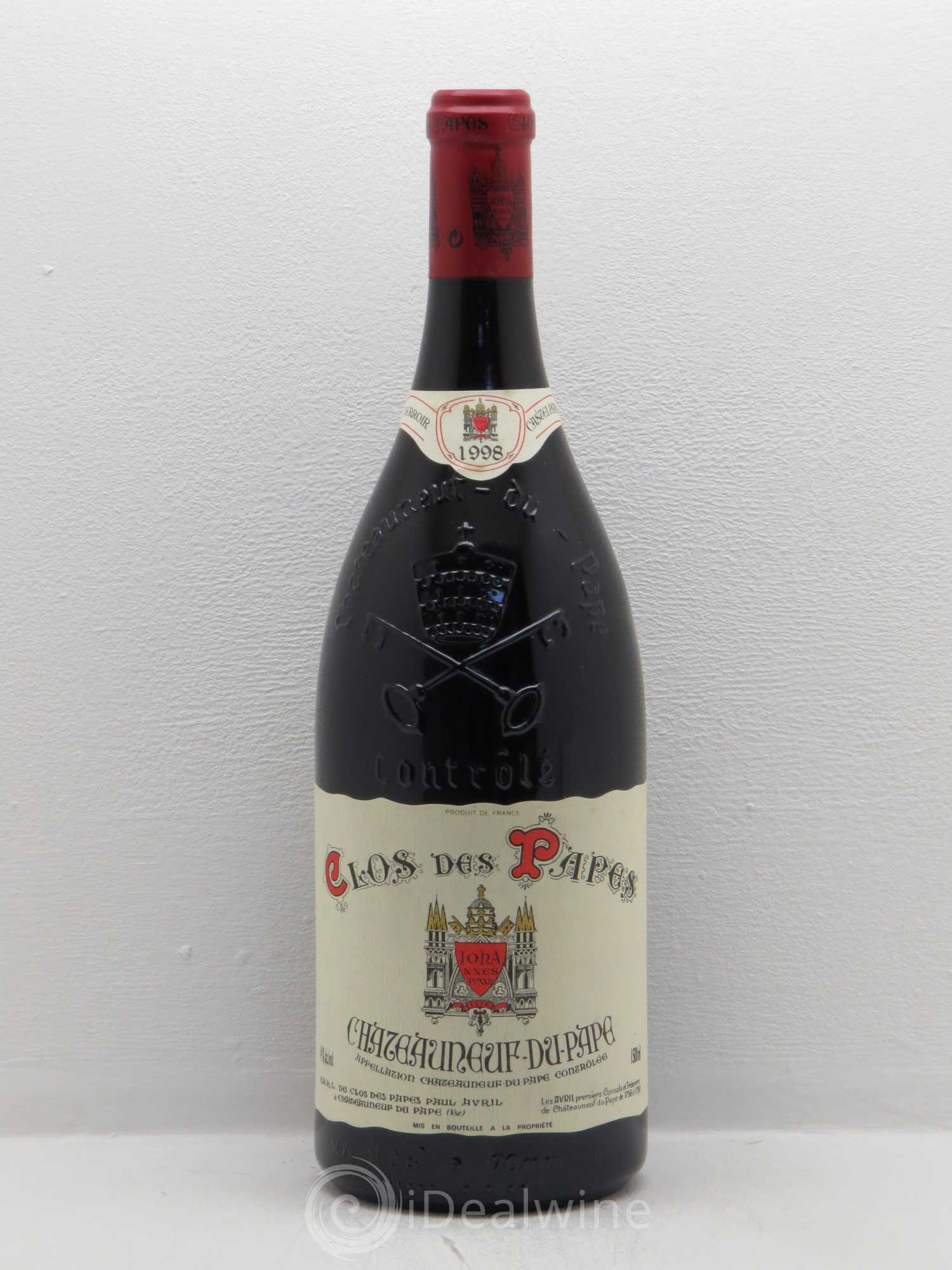 Châteauneuf-du-Pape Clos des Papes - Paul Avril 1998 - Lot de 1 magnum - 0