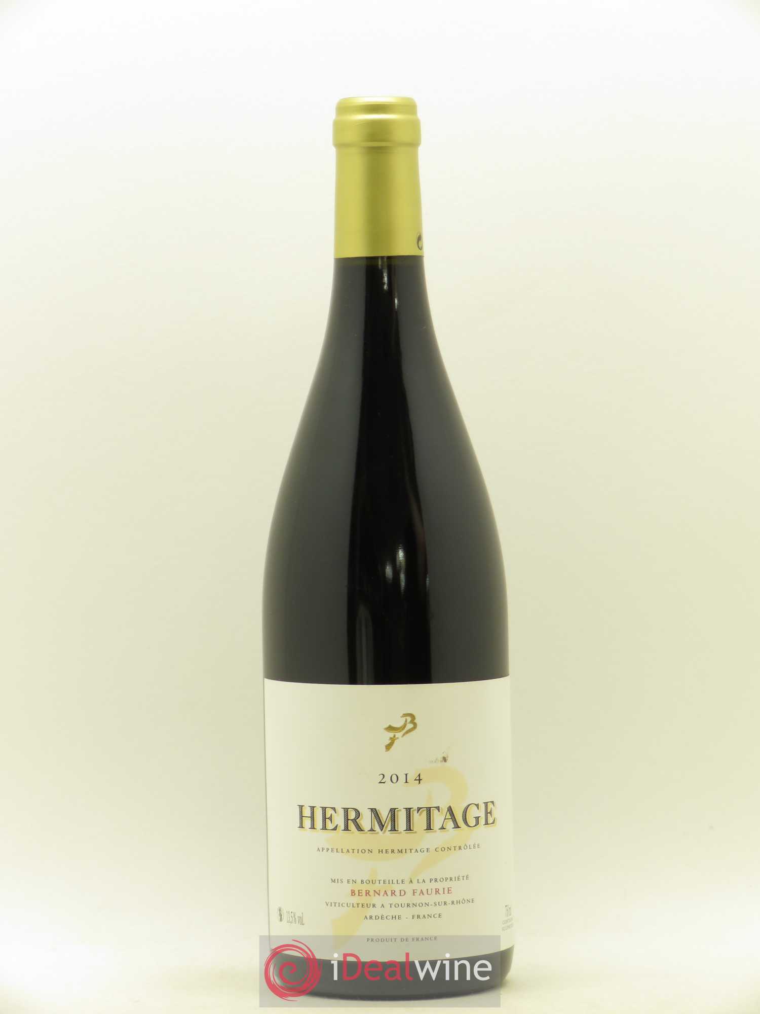 Hermitage Bessards Méal (capsule dorée) Bernard Faurie 2014 - Lot de 1 bouteille - 0