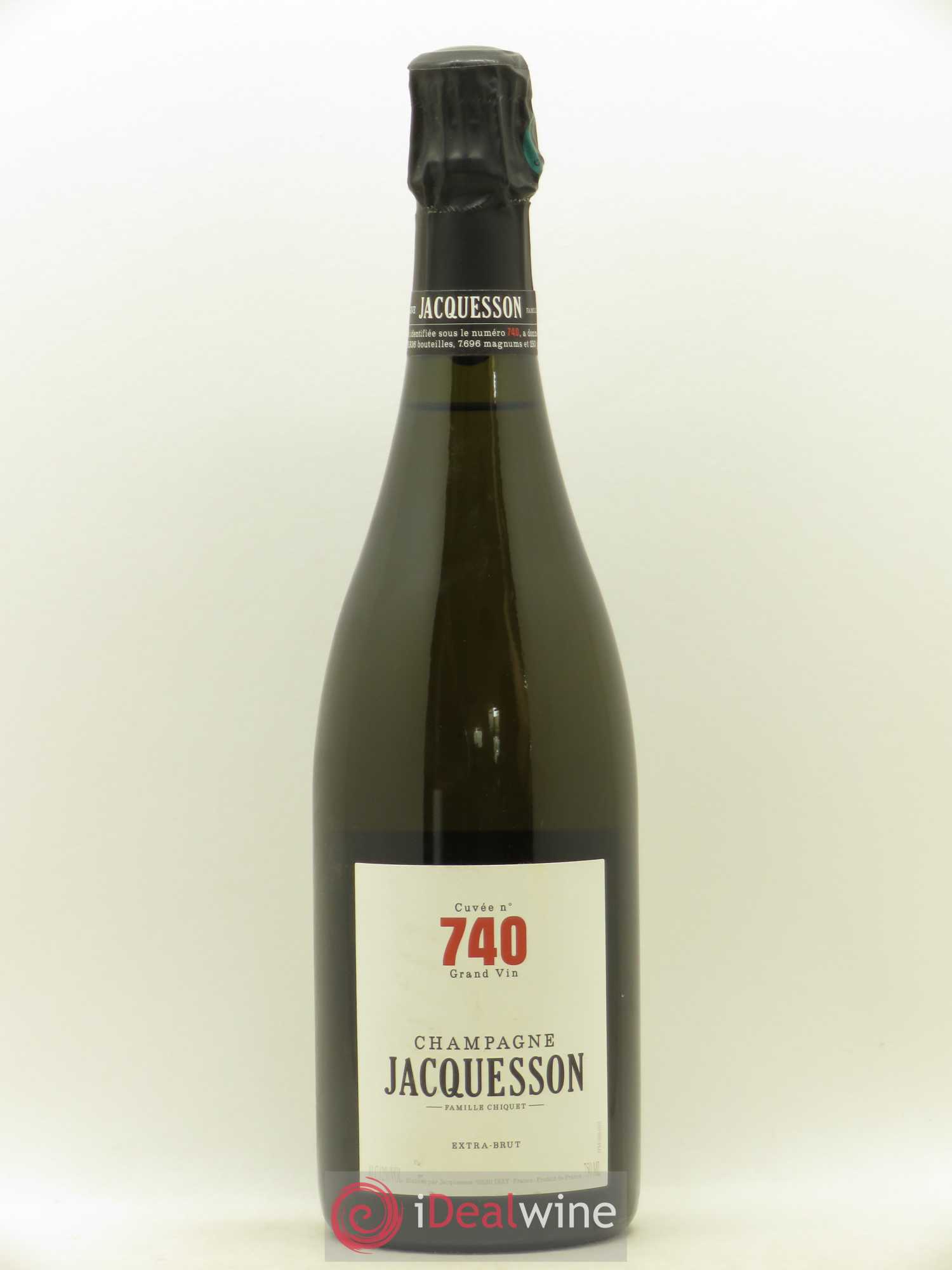 Cuvée 740 Extra-Brut Jacquesson - Lot de 1 bouteille - 0