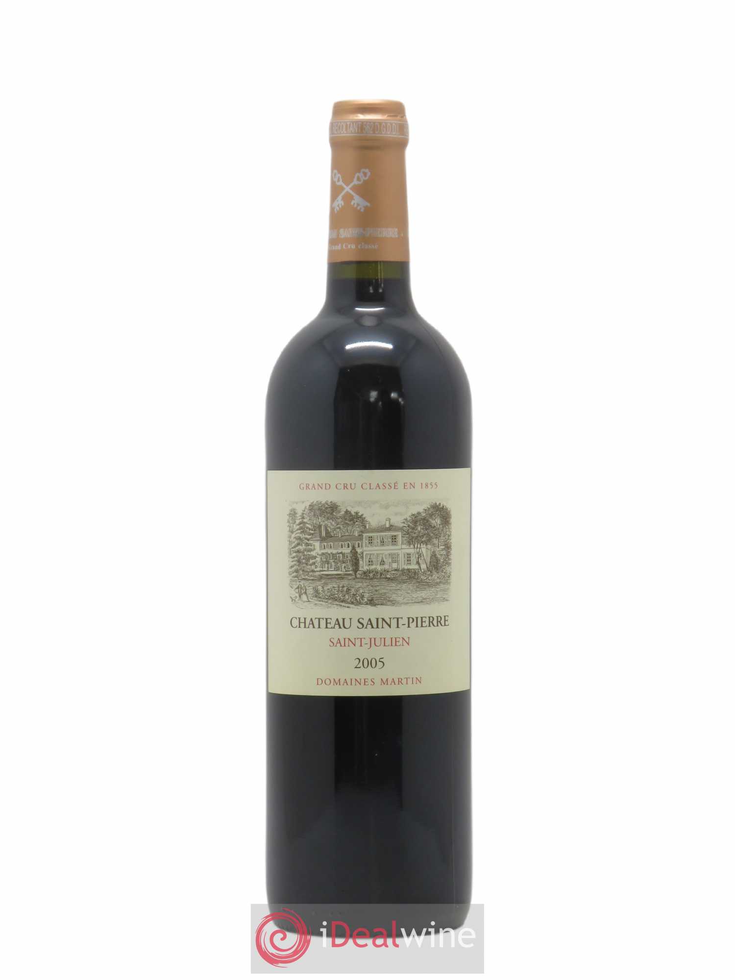 Château Saint-Pierre 4ème Grand Cru Classé 2005 - Lot de 1 bouteille - 0