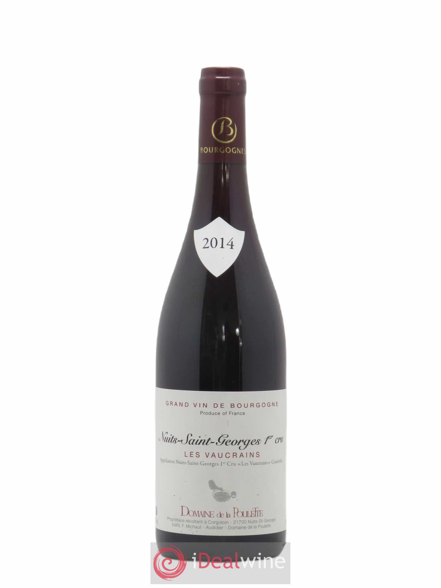Nuits-Saint-Georges 1er Cru Les Vaucrains Domaine de la Poulette (sans prix de réserve) 2014 - Posten von 1 Flasche - 0
