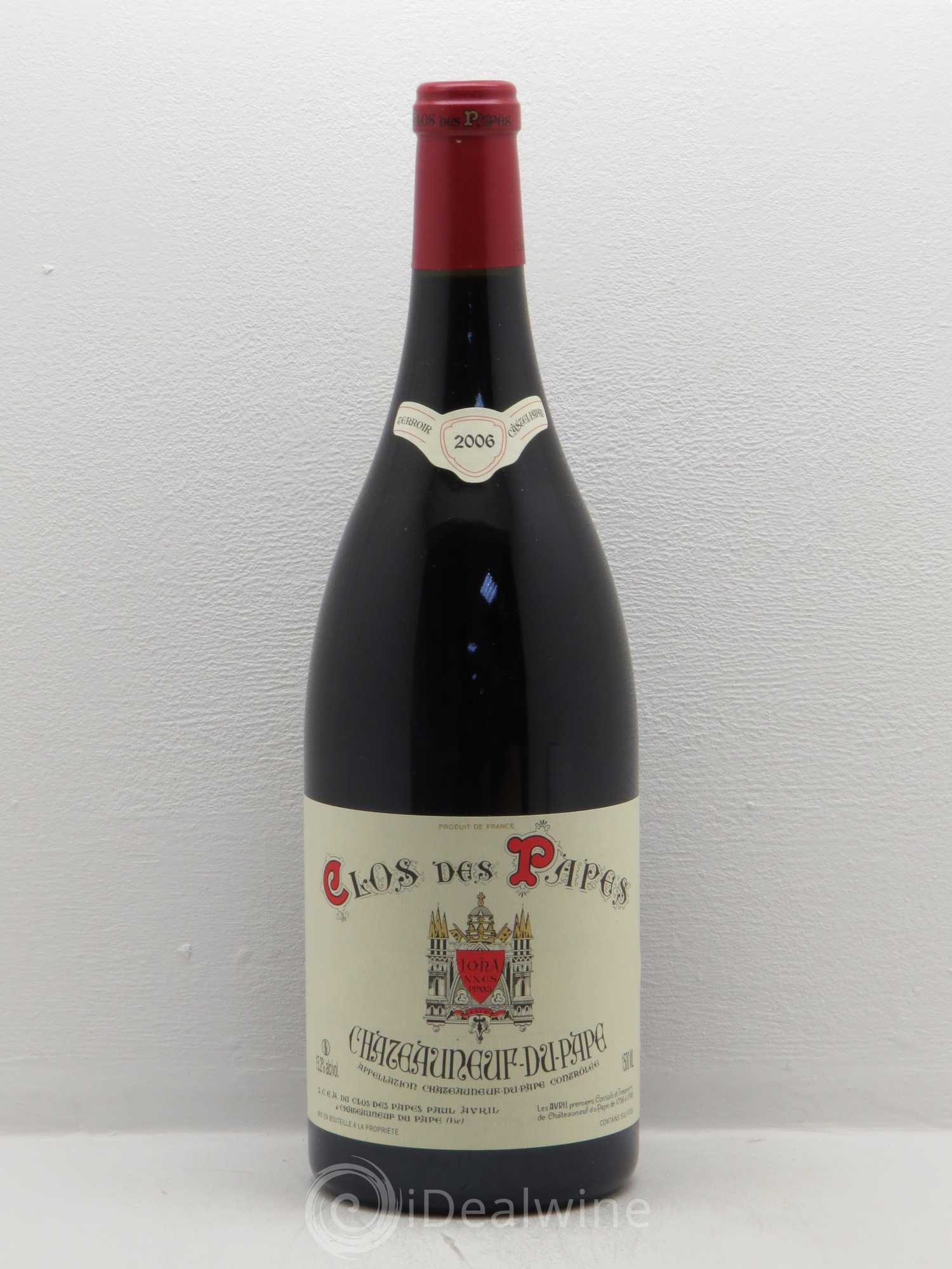 Châteauneuf-du-Pape Clos des Papes - Paul Avril 2006 - Lot de 1 magnum - 0