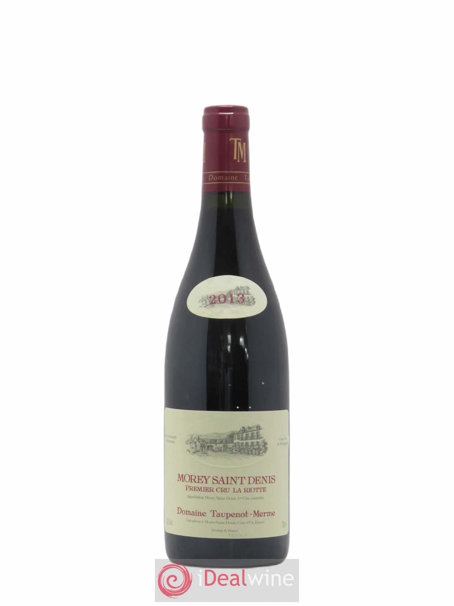 Morey-Saint-Denis 1er Cru La Riotte Domaine Taupenot Merme 2013 - Lot de 1 bouteille - 0