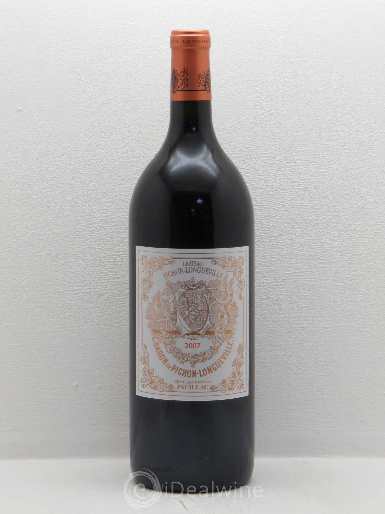 Pichon Longueville Baron 2ème Grand Cru Classé 2007 - Lot de 1 magnum - 0