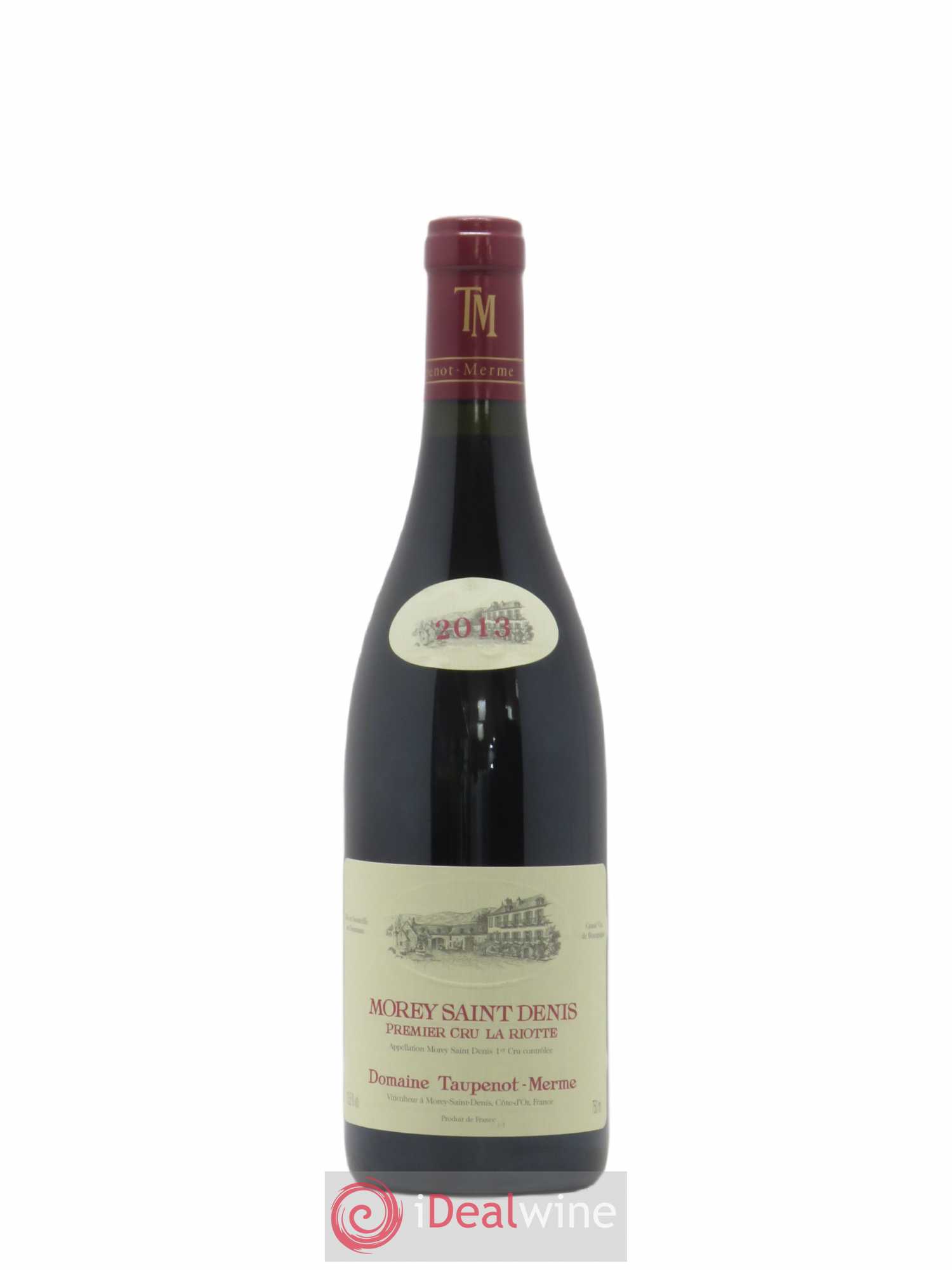 Morey-Saint-Denis 1er Cru La Riotte Domaine Taupenot Merme 2013 - Lot de 1 bouteille - 0