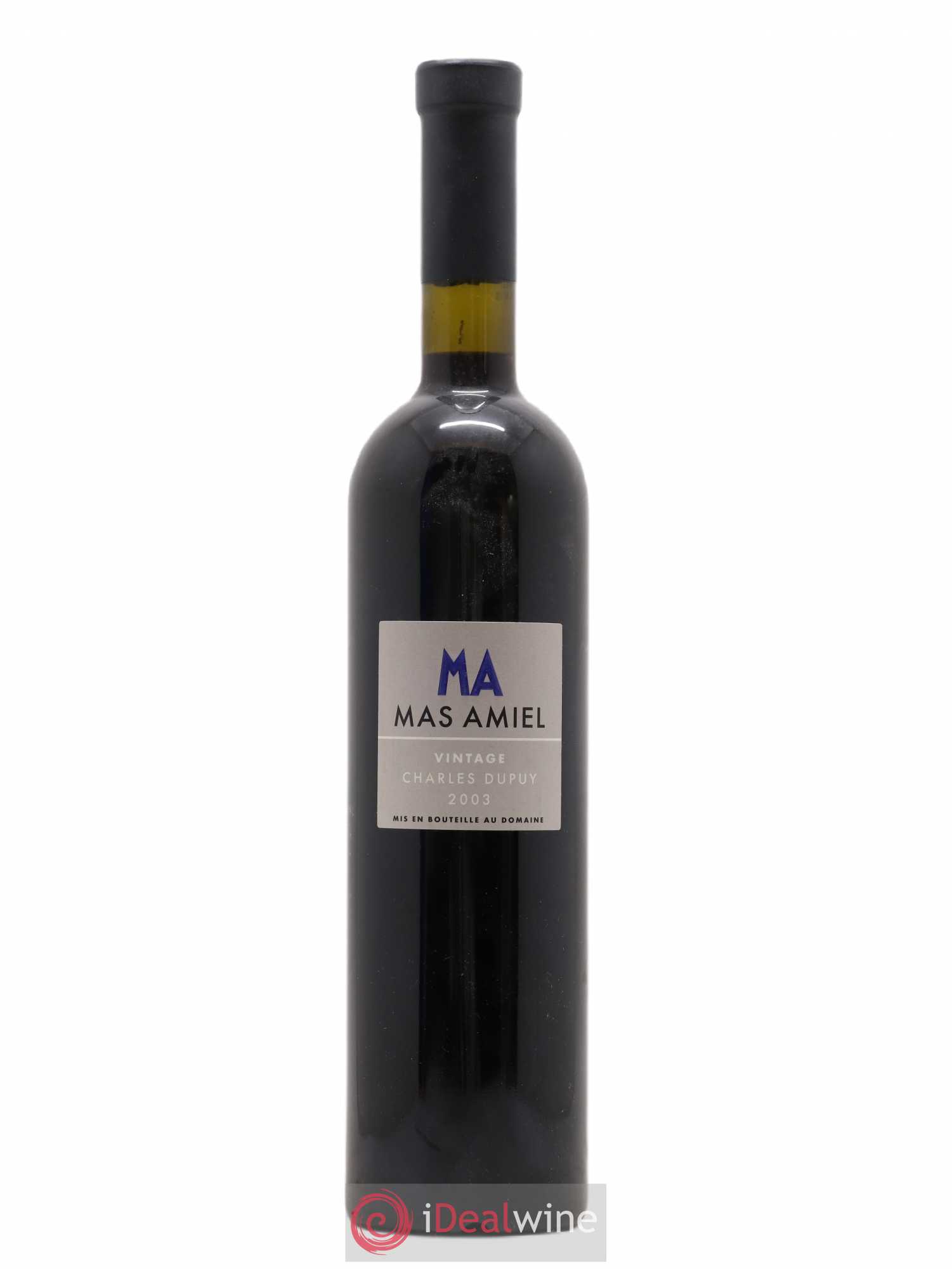 Maury Vin Doux Naturel Mas Amiel Vintage Cuvee Charles Dupuy 2003 - Lot de 1 bouteille - 0