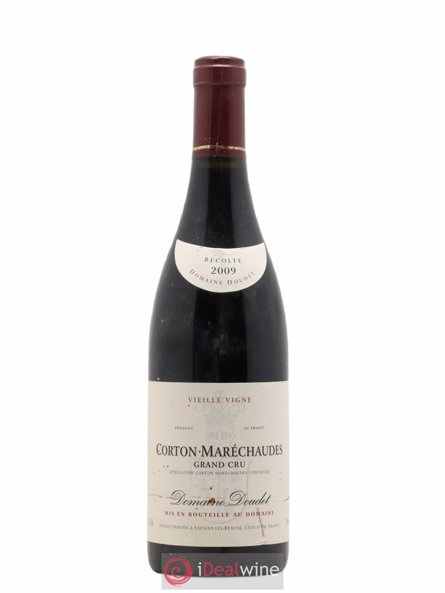 Corton Grand Cru Marechaudes Vieille Vigne Domaine Doudet 2009 - Posten von 1 Flasche - 0