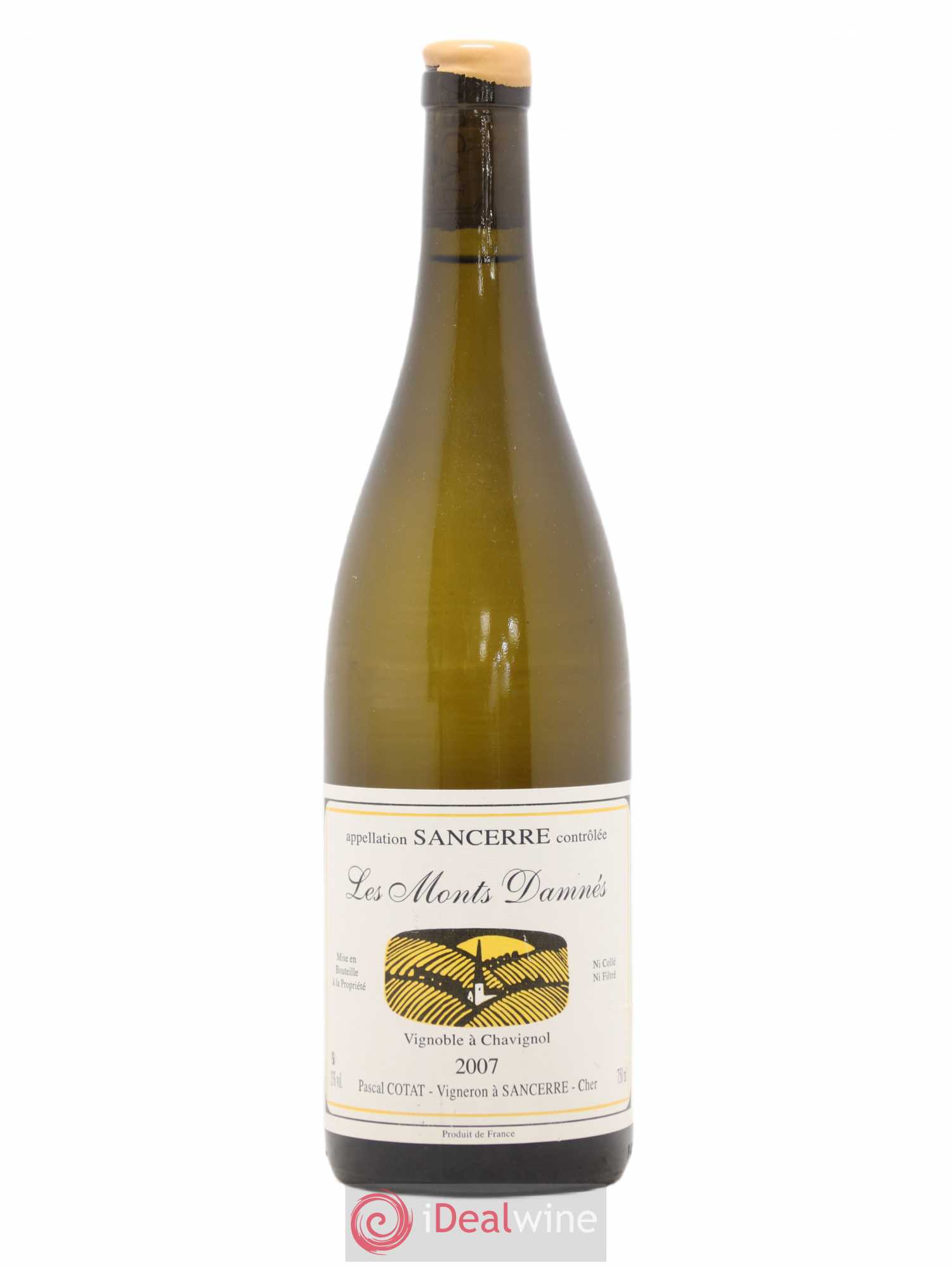 Sancerre Les Monts Damnés Pascal Cotat 2007 - Lot de 1 bouteille - 0