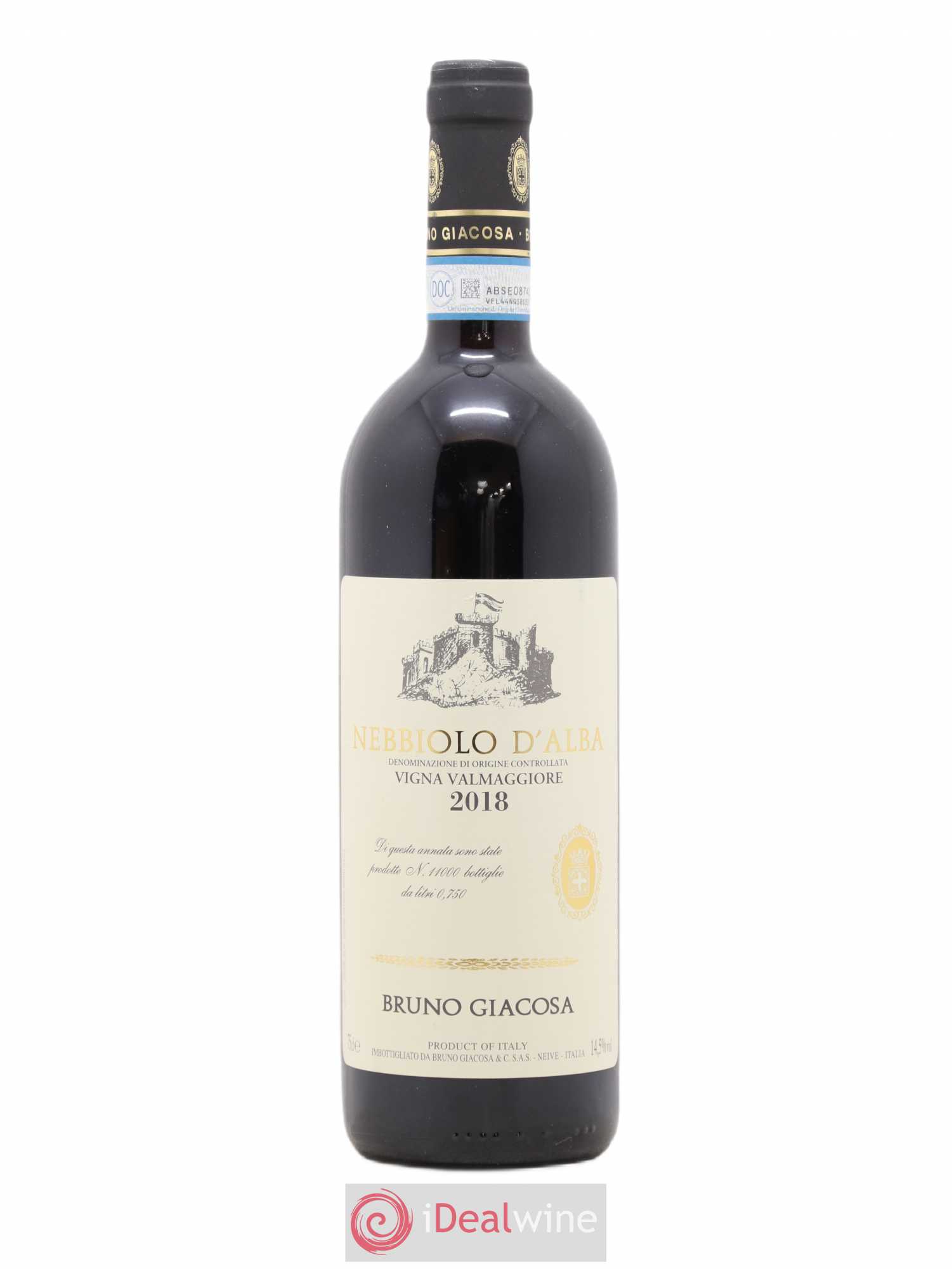 Nebbiolo d'Alba DOC Vigna Valmaggiore Bruno Giacosa 2018 - Posten von 1 Flasche - 0