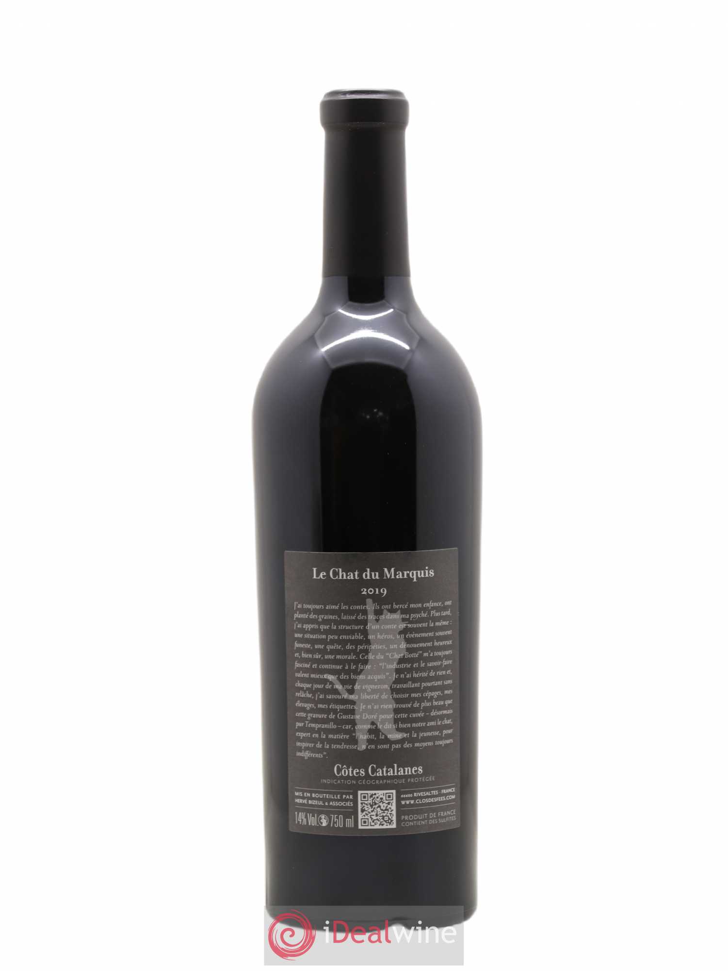 Côtes du Roussillon Le Chat du Marquis Clos des Fées 2019 - Posten von 1 Flasche - 1
