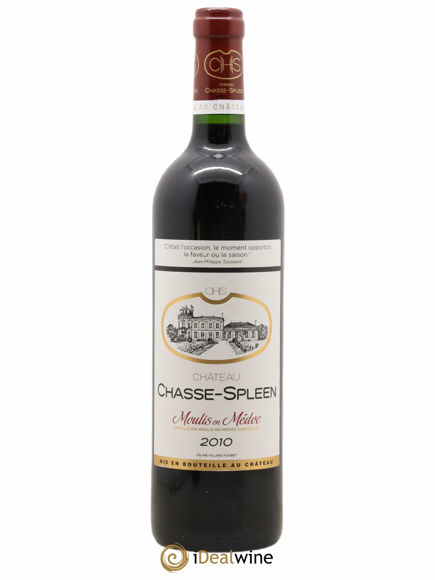 Château Chasse Spleen 2010 - Lot de 1 bouteille - 0