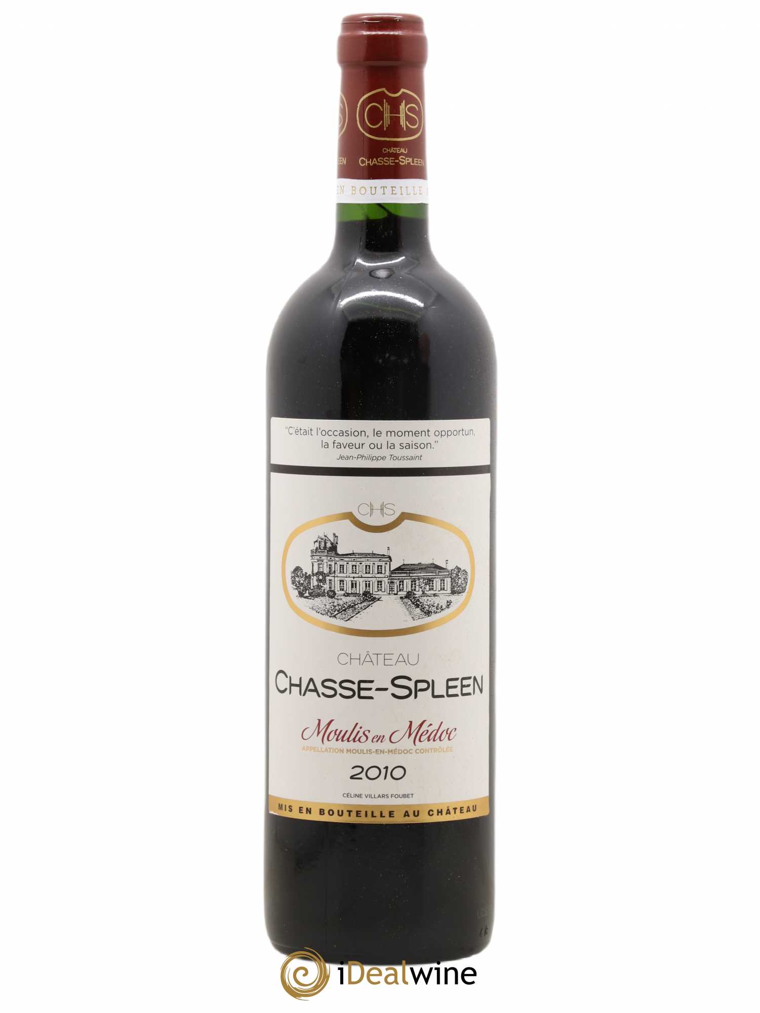 Château Chasse Spleen 2010 - Lot de 1 bouteille - 0