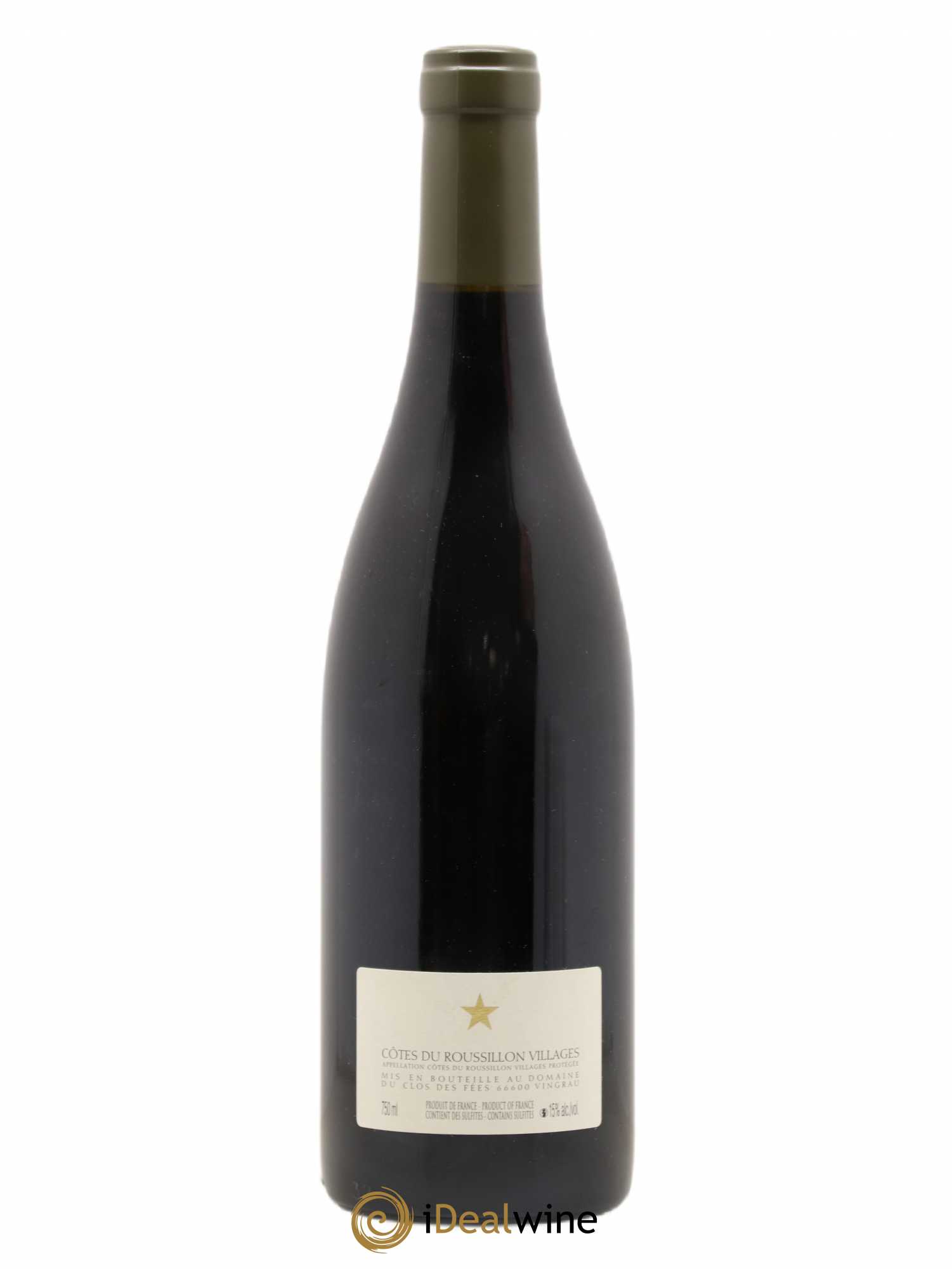 Côtes du Roussillon Villages Clos des Fées Hervé Bizeul 2016 - Lot de 1 bouteille - 1