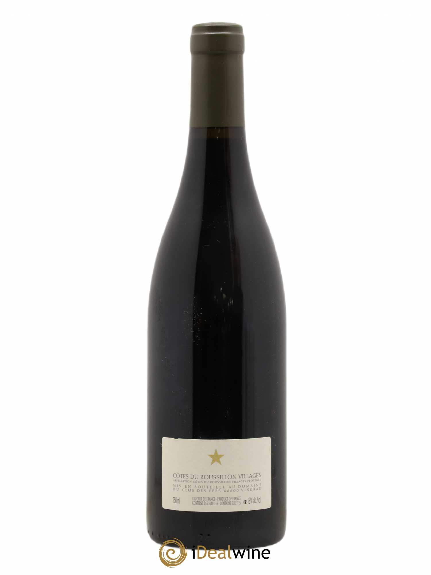 Côtes du Roussillon Villages Clos des Fées Hervé Bizeul 2017 - Lot de 1 bouteille - 1