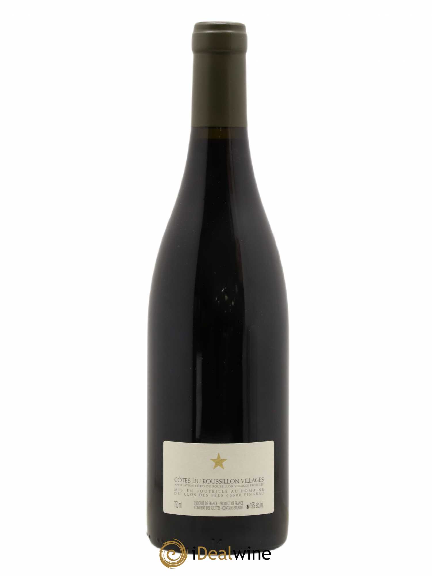 Côtes du Roussillon Villages Clos des Fées Hervé Bizeul 2017 - Lot de 1 bouteille - 1