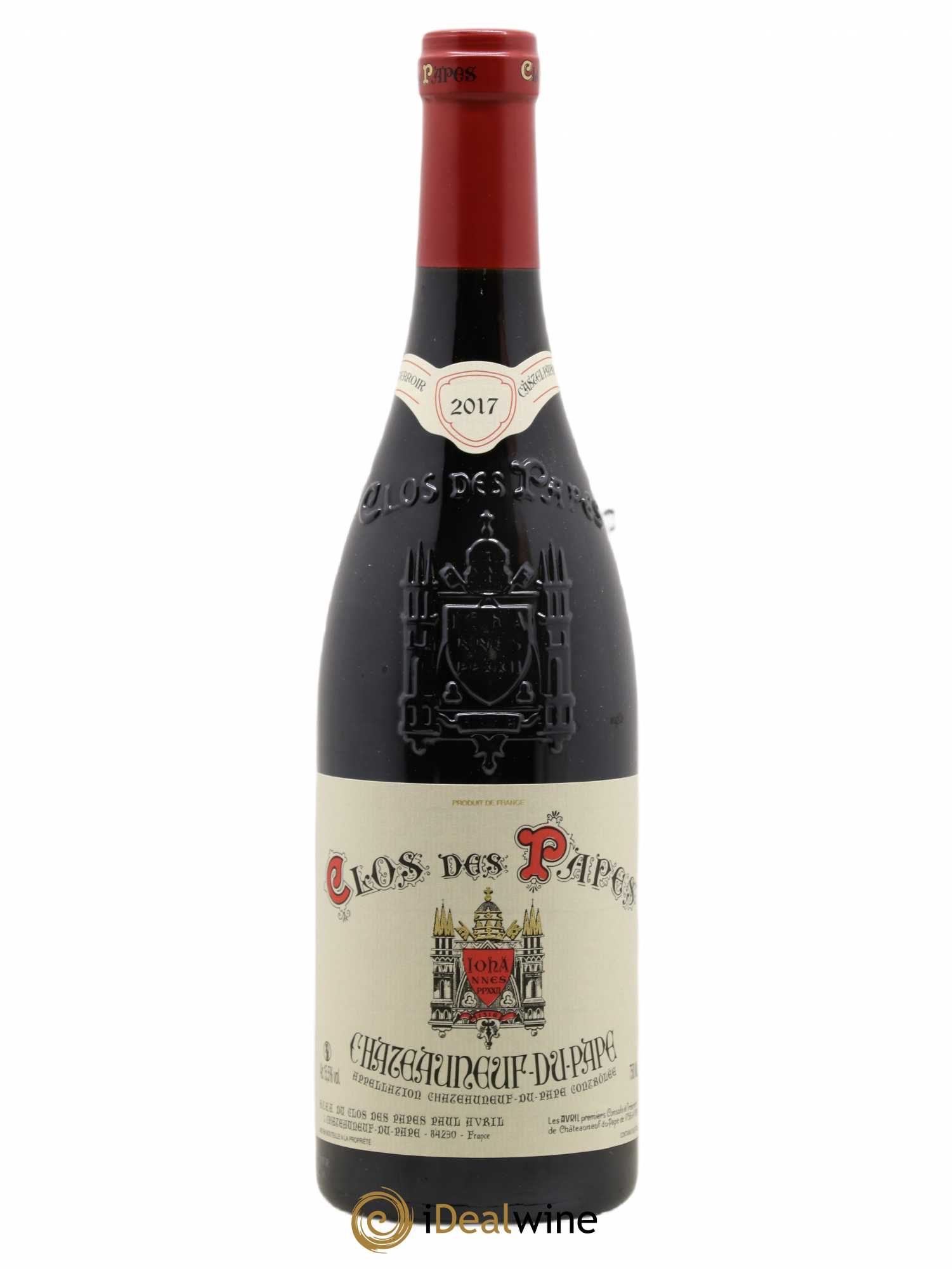 Châteauneuf-du-Pape Clos des Papes - Paul Avril 2017 - Lot de 1 bouteille - 0