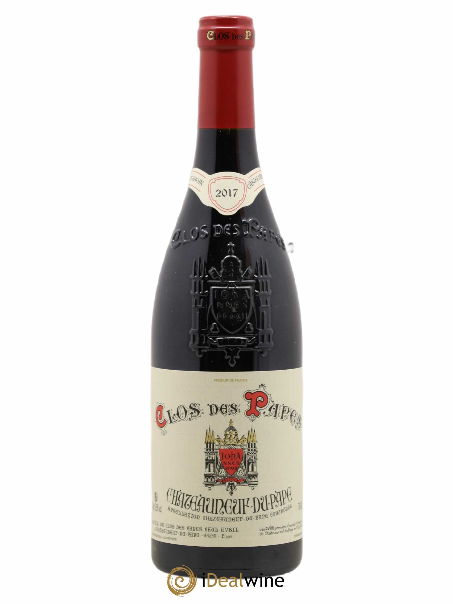 Châteauneuf-du-Pape Clos des Papes - Paul Avril 2017 - Lot de 1 bouteille - 0