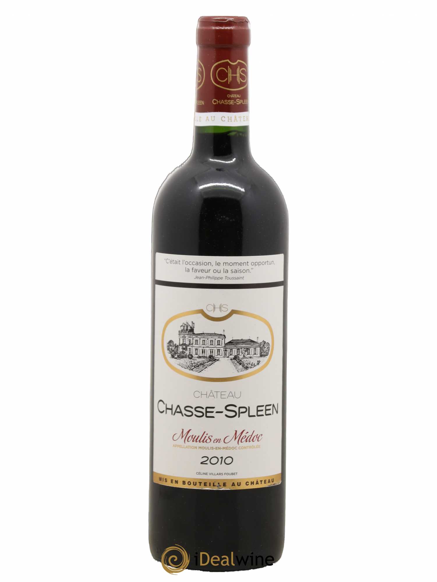 Château Chasse Spleen 2010 - Lot de 1 bouteille - 0