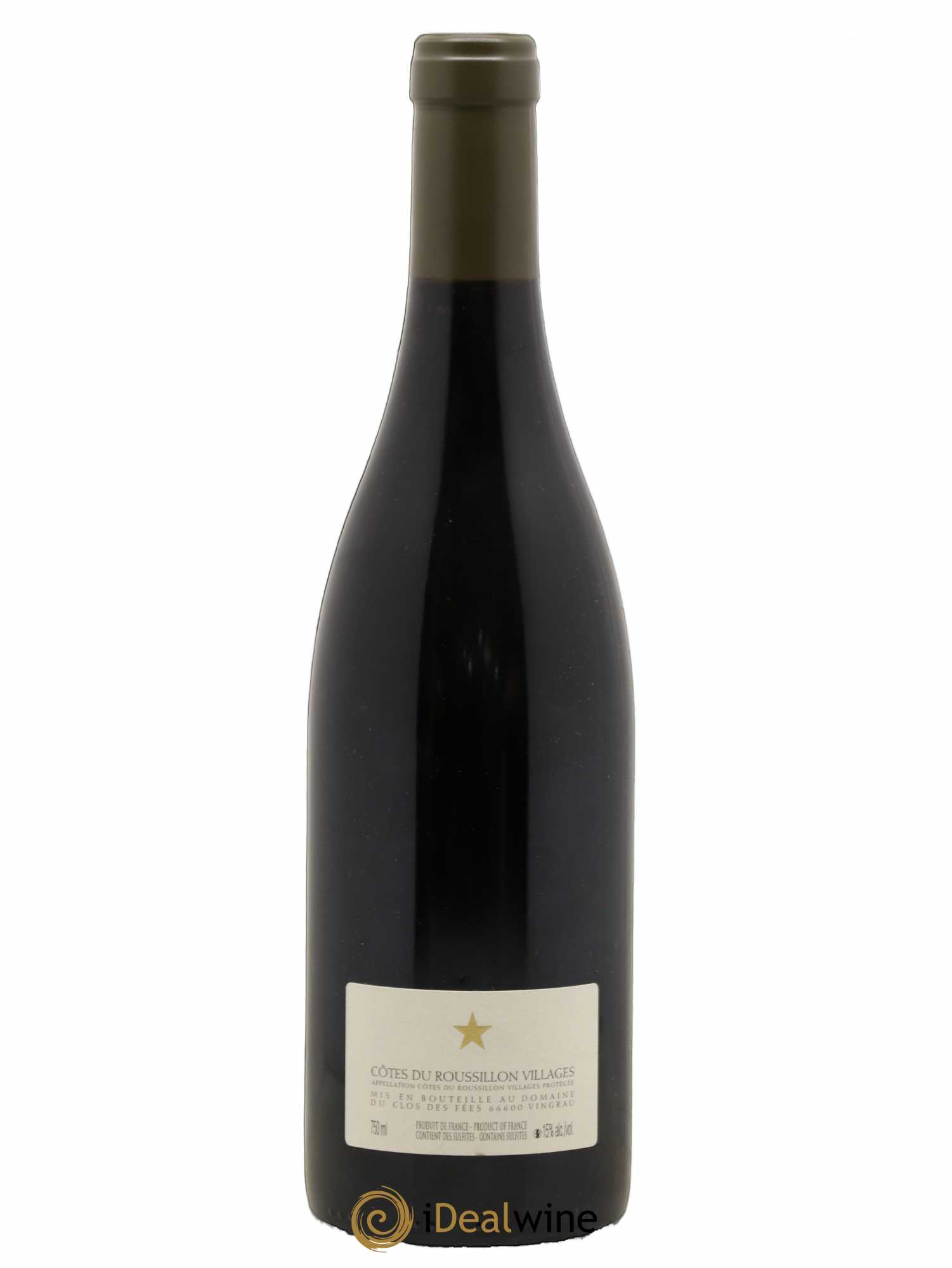Côtes du Roussillon Villages Clos des Fées Hervé Bizeul 2016 - Lot de 1 bouteille - 1