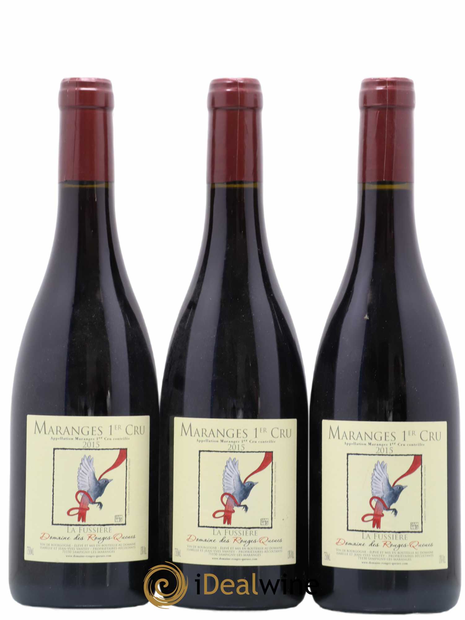 Maranges 1er Cru La Fussières Rouges Queues (domaine des) 2015 - Lot of 3 bottles - 0