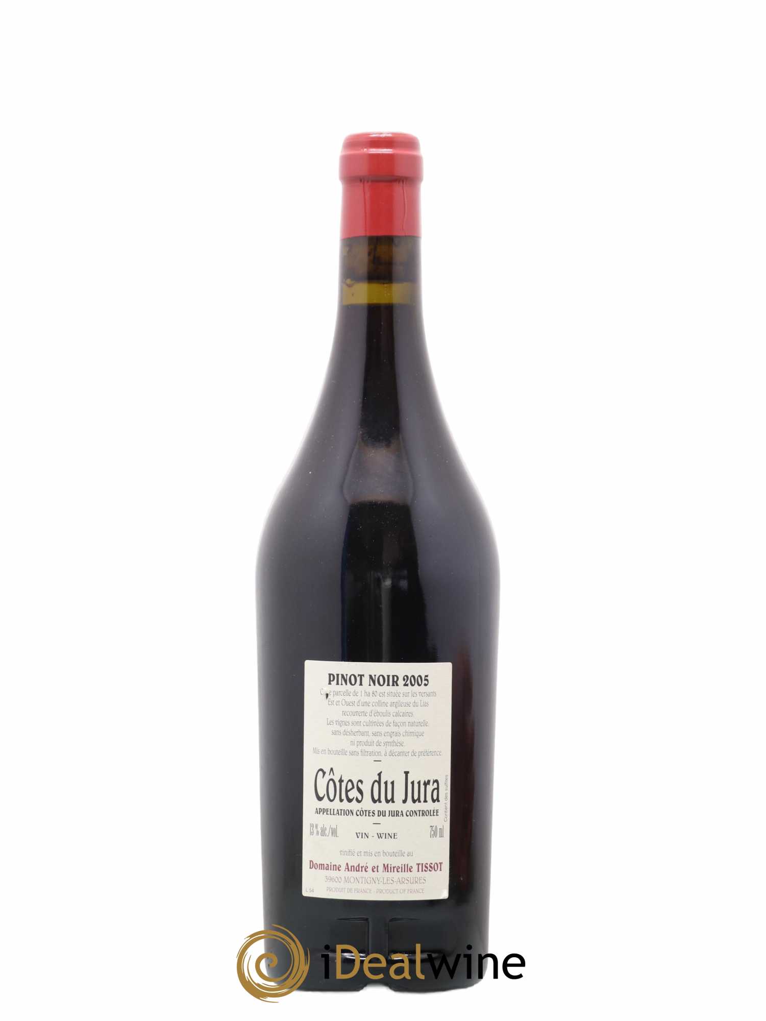 Côtes du Jura En Barberon Bénédicte et Stéphane Tissot 2005 - Lot de 1 bouteille - 1