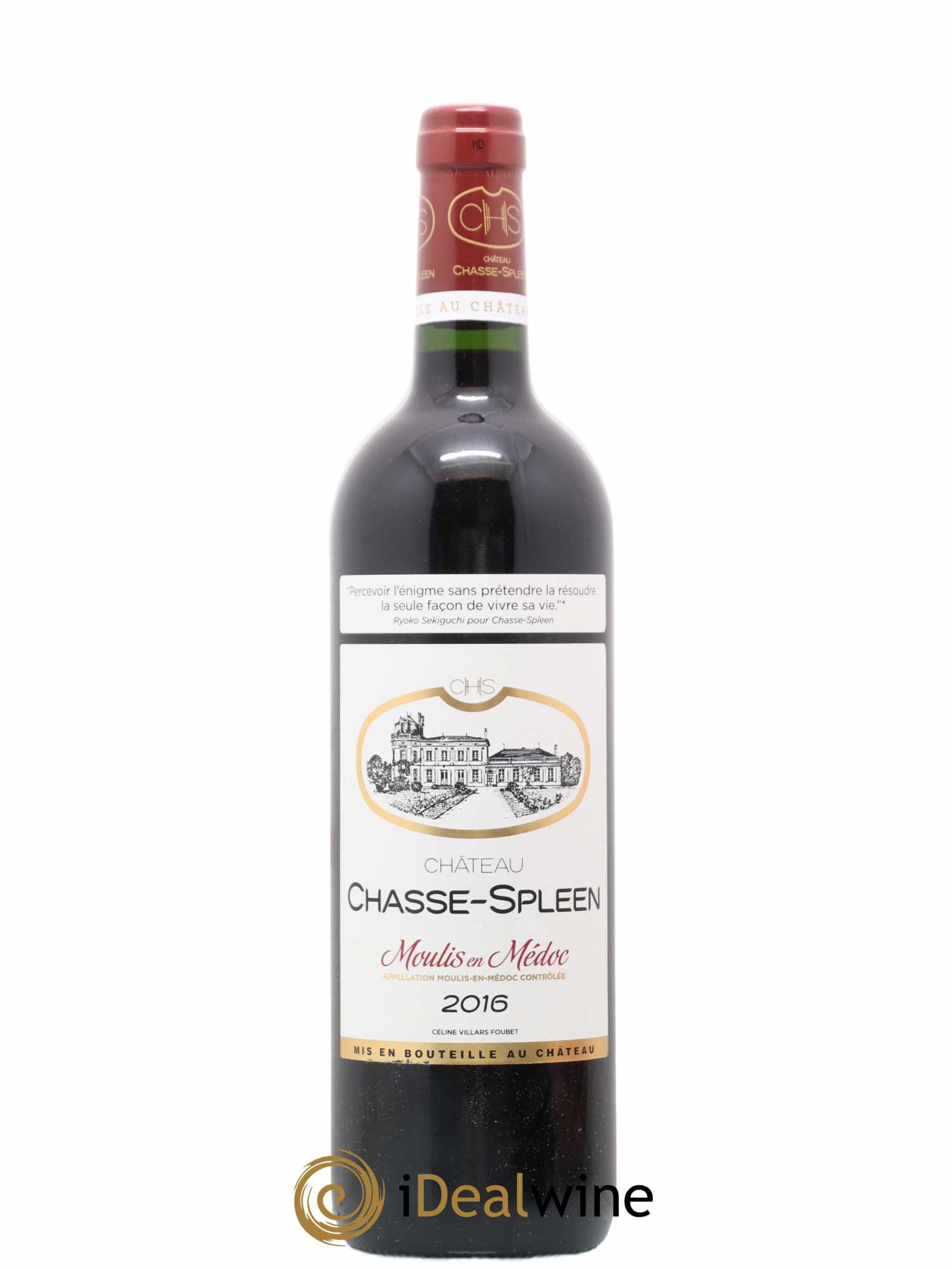 Château Chasse Spleen 2016 - Lot de 1 bouteille - 0