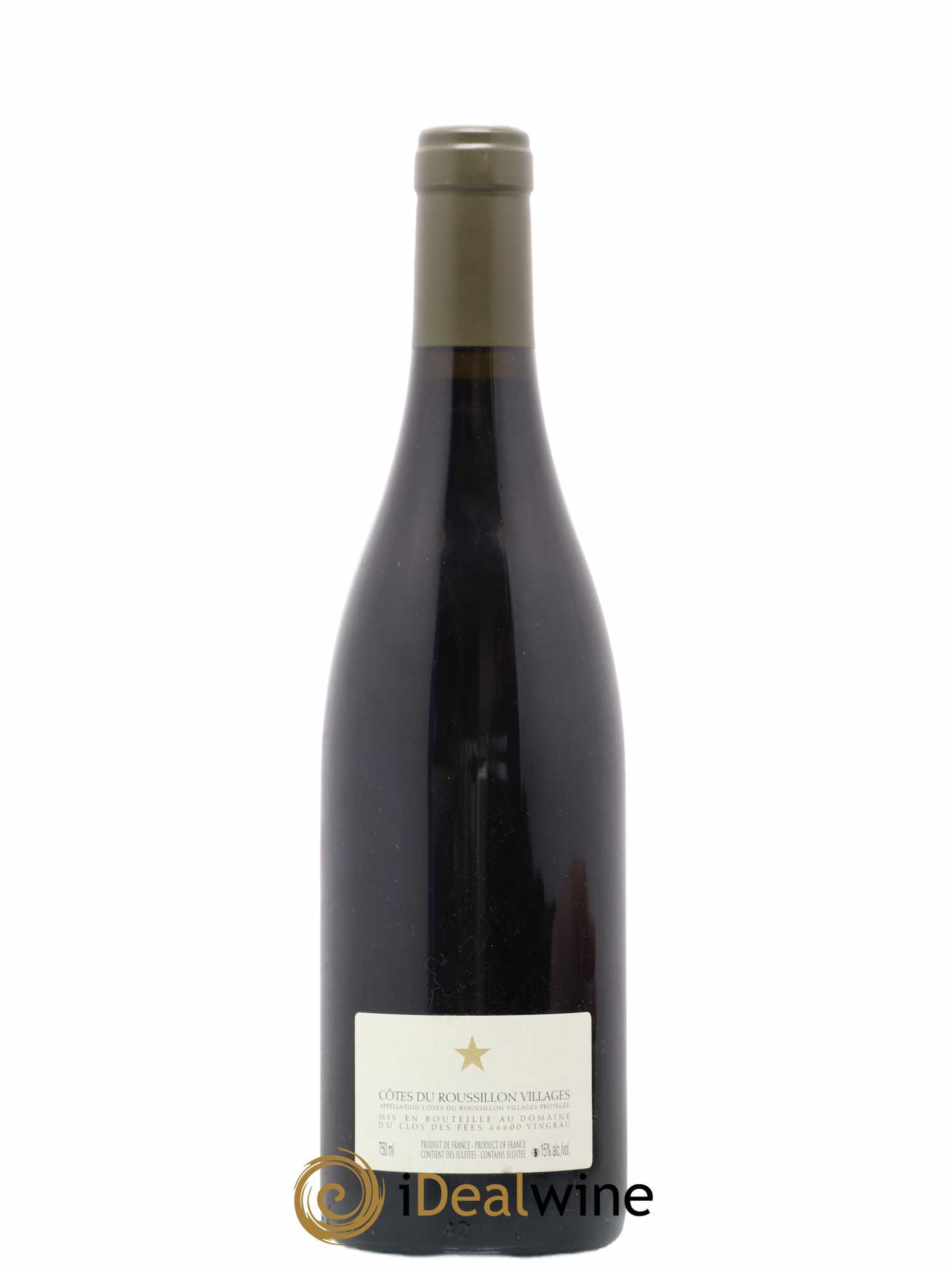 Côtes du Roussillon Villages Clos des Fées Hervé Bizeul 2017 - Lot de 1 bouteille - 1