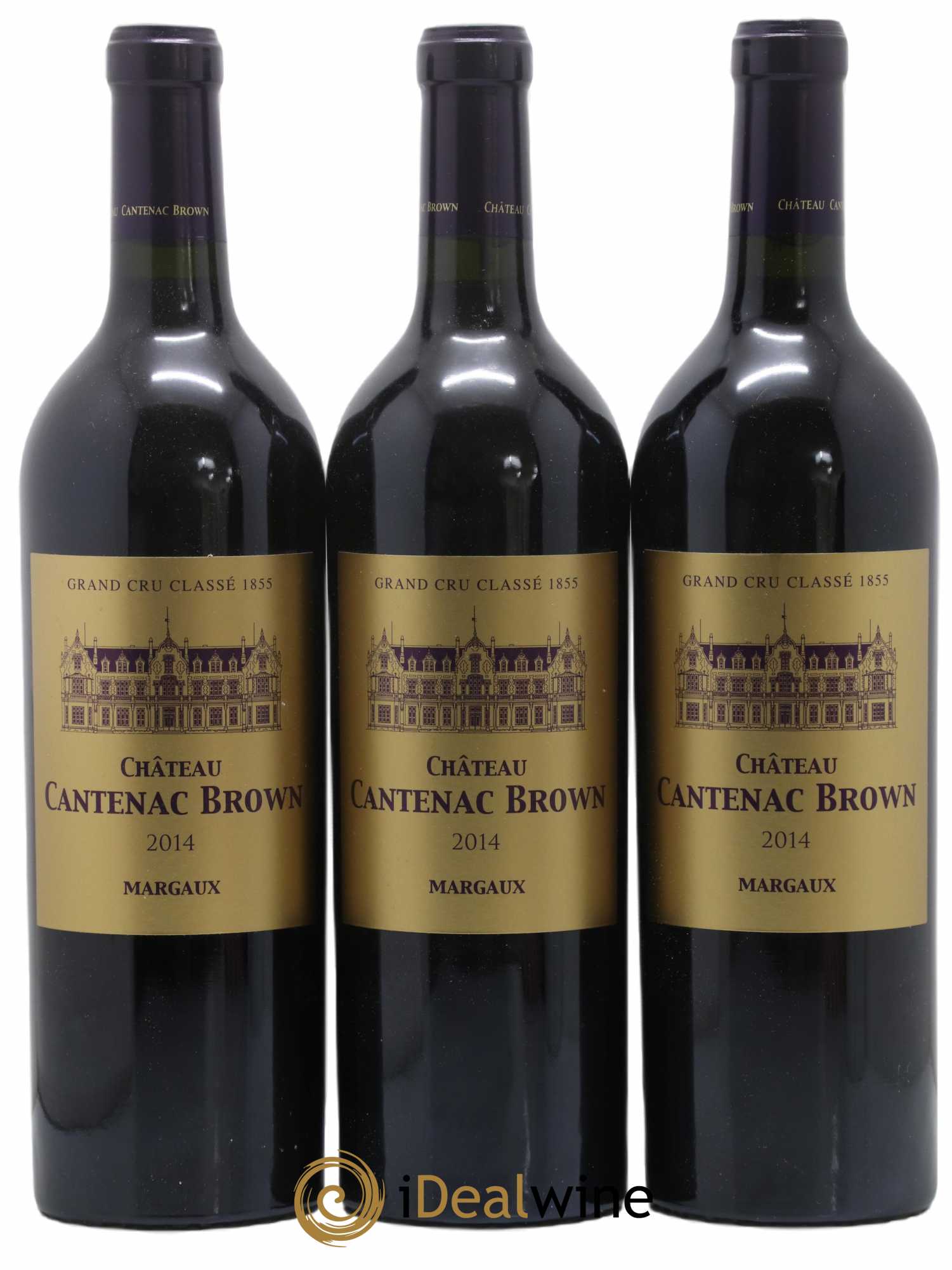 Château Cantenac Brown 3ème Grand Cru Classé 2014 - Lot de 3 bouteilles - 0