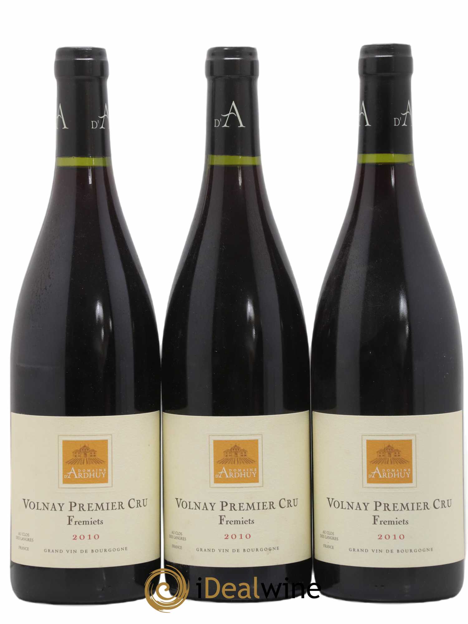 Volnay 1er Cru Les Fremiets Domaine D'Ardhuy (sans prix de réserve) (sans prix de réserve) 2010 - Posten von 3 Flaschen - 0