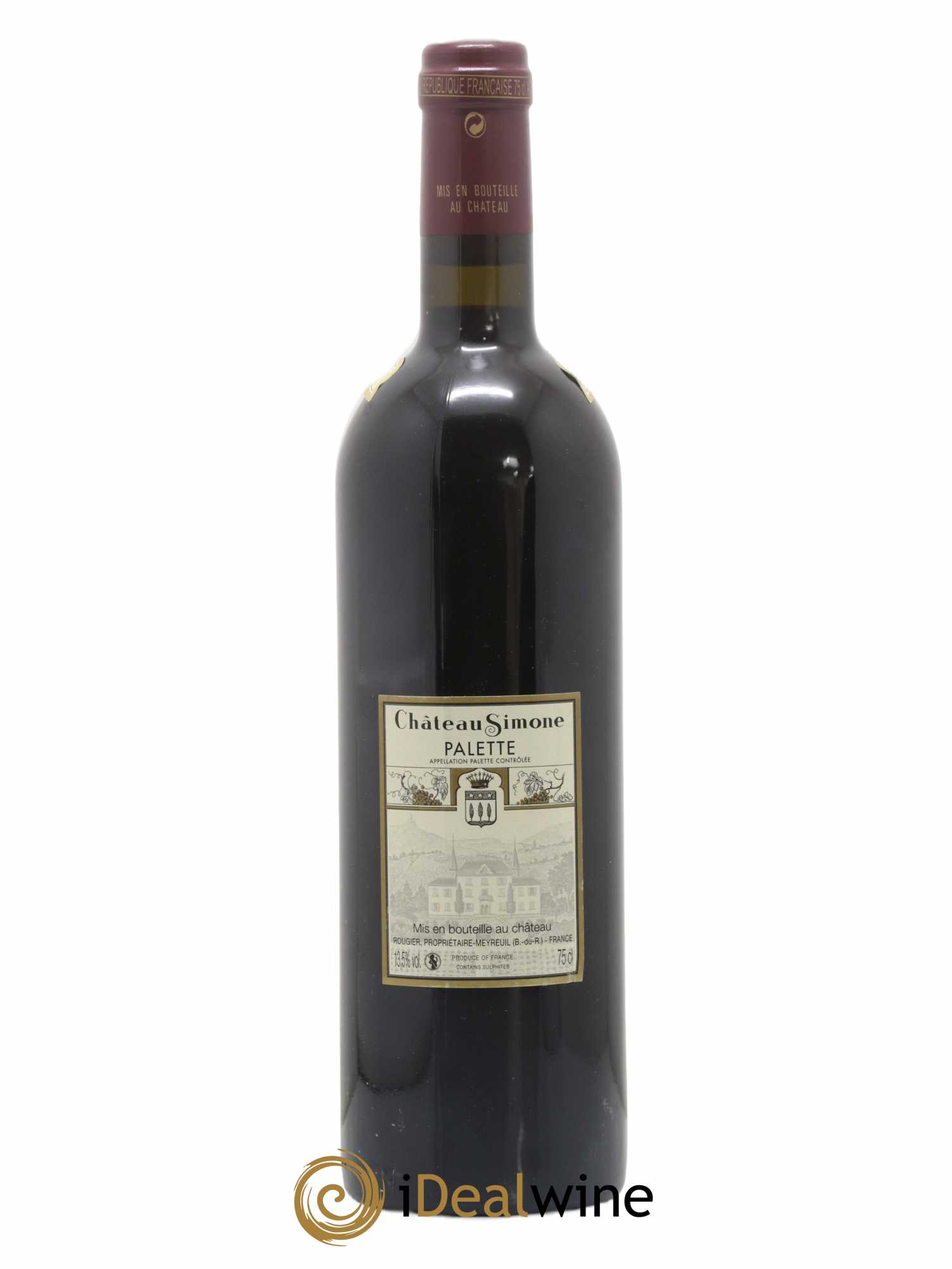 Palette Château Simone Famille Rougier 2010 - Posten von 1 Flasche - 1