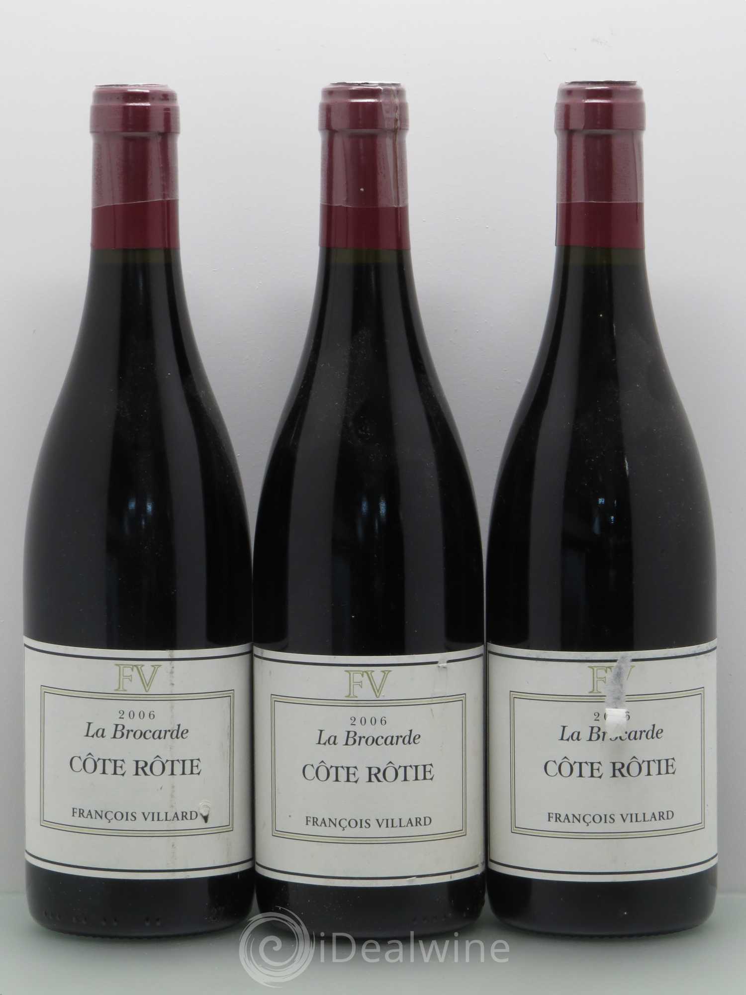 Côte-Rôtie La Brocarde François Villard 2006 - Lot de 3 bouteilles - 0
