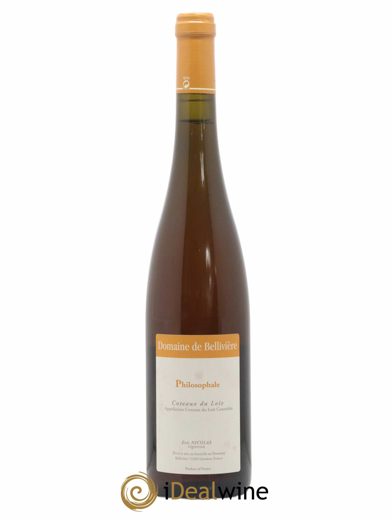 Coteaux du Loir Philosophale Domaine de Bellivière 2010 - Lotto di 1 bottiglia - 0