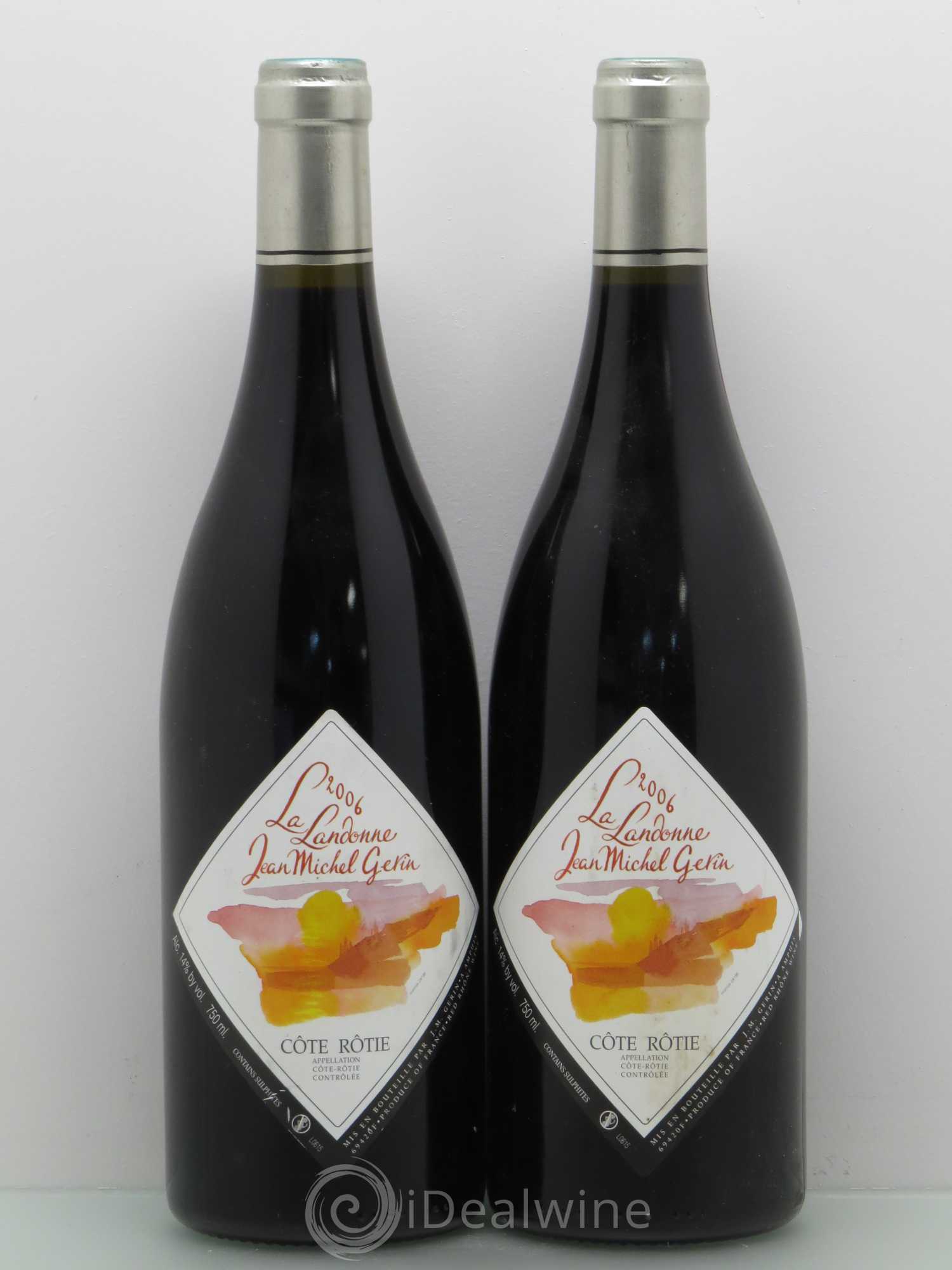Côte-Rôtie La Landonne Jean-Michel Gerin 2006 - Lot de 2 bouteilles - 0