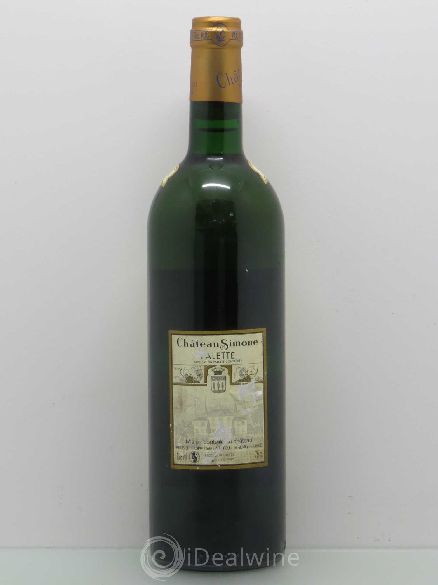 Palette Château Simone Famille Rougier 2006 - Posten von 1 Flasche - 1