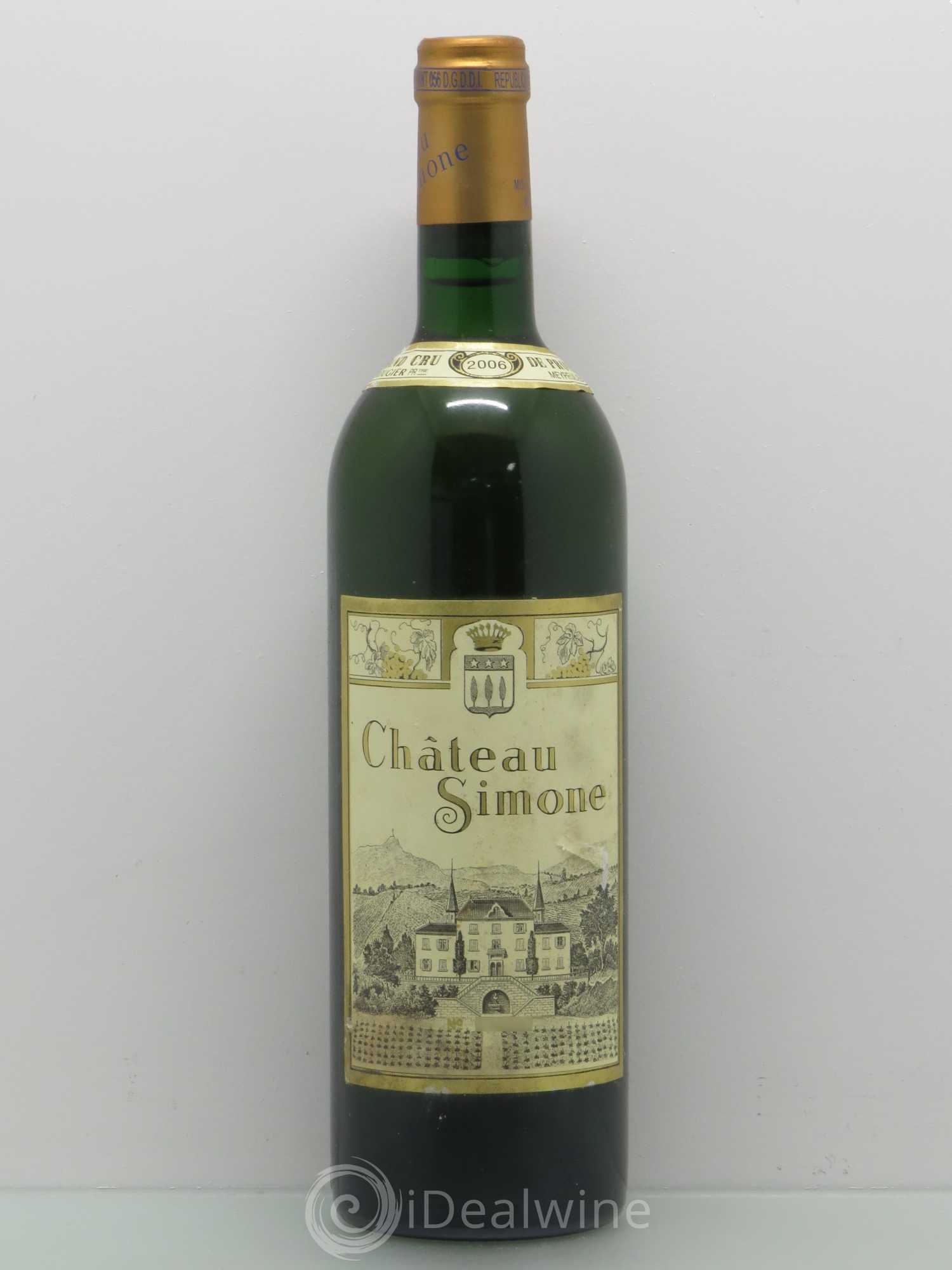 Palette Château Simone Famille Rougier 2006 - Posten von 1 Flasche - 0