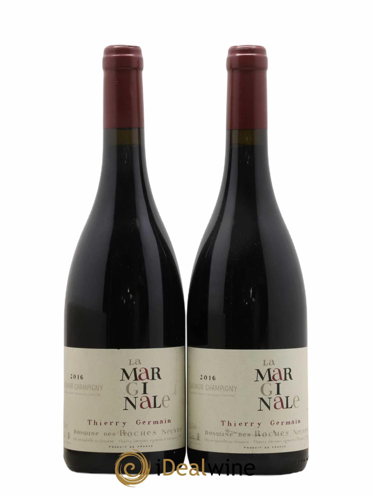 Saumur-Champigny La Marginale Domaine des Roches Neuves - Thierry Germain 2016 - Lotto di 2 bottiglie - 0