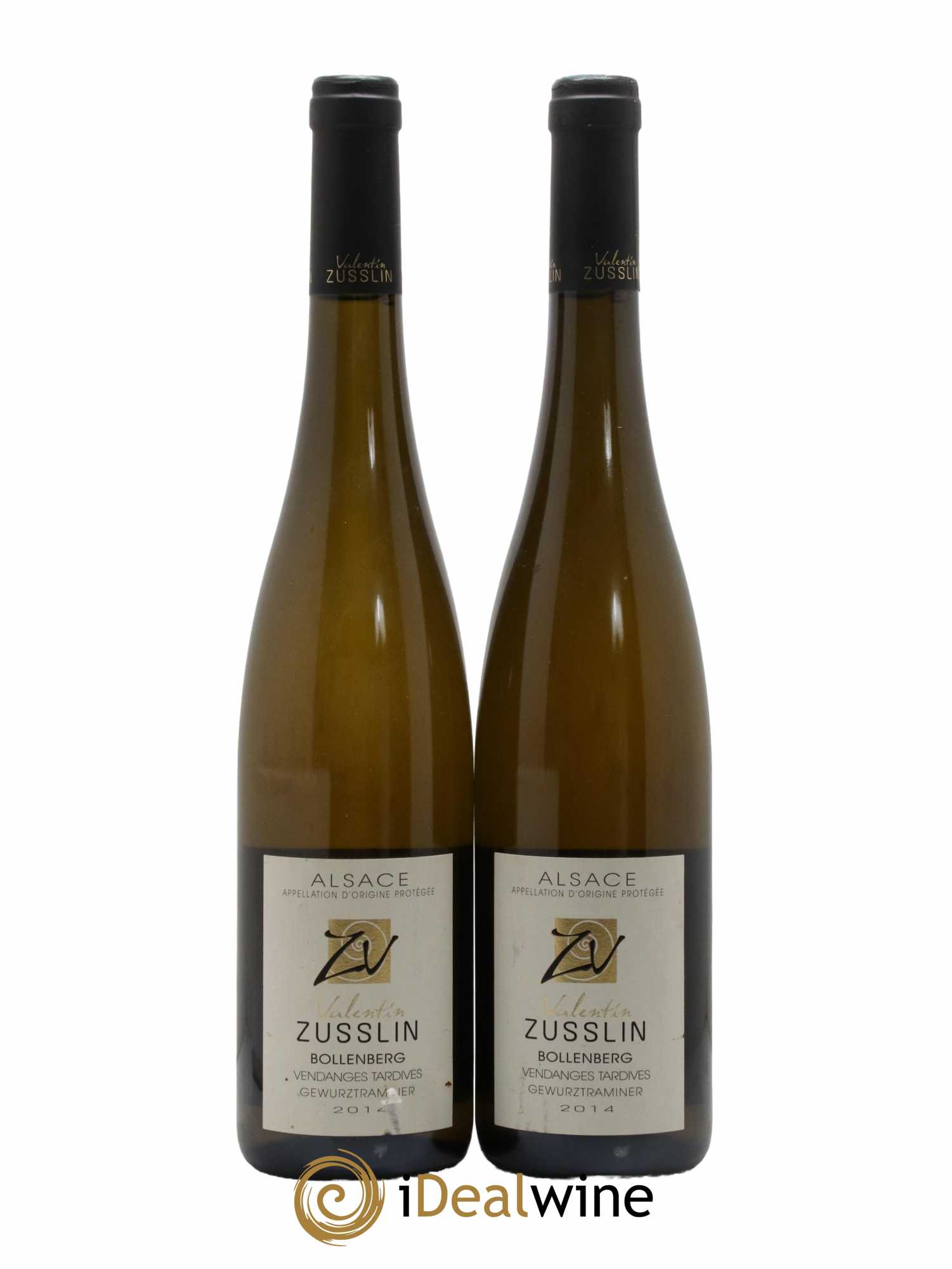 Alsace Gewurztraminer Bollenberg Vendanges Tardives Valentin Zusslin (Domaine) 2014 - Lotto di 2 bottiglie - 0
