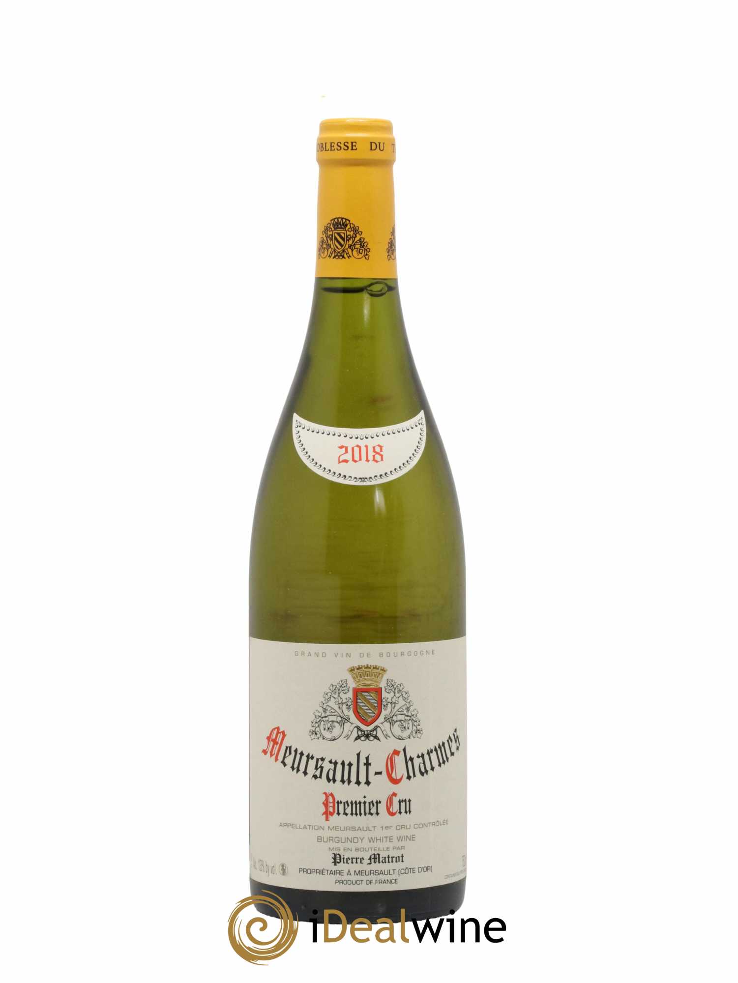 Meursault 1er Cru Charmes Matrot (Domaine) 2018 - Lot de 1 bouteille - 0