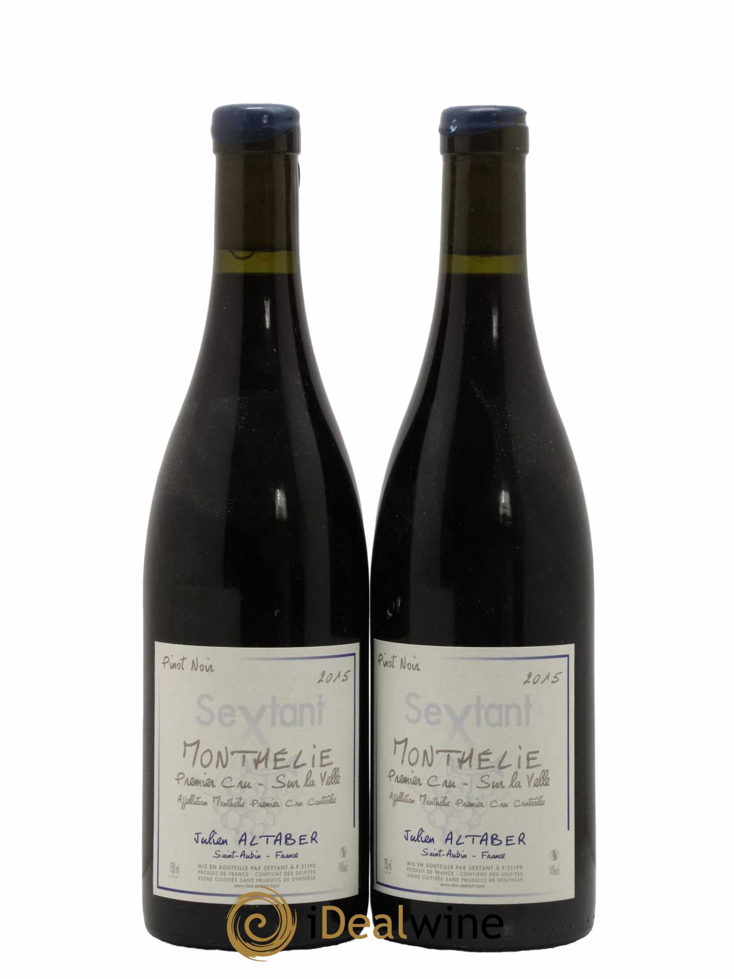 Monthélie 1er Cru Sur La Velle Domaine Sextant 2015 - Posten von 2 Flaschen - 0