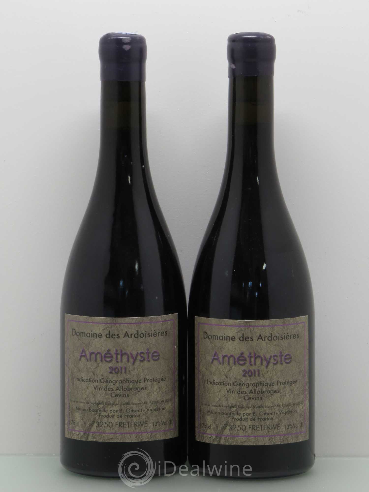 Vin des Allobroges Cevins Améthyste Ardoisières (Domaine des) 2011 - Lot de 2 bouteilles - 0