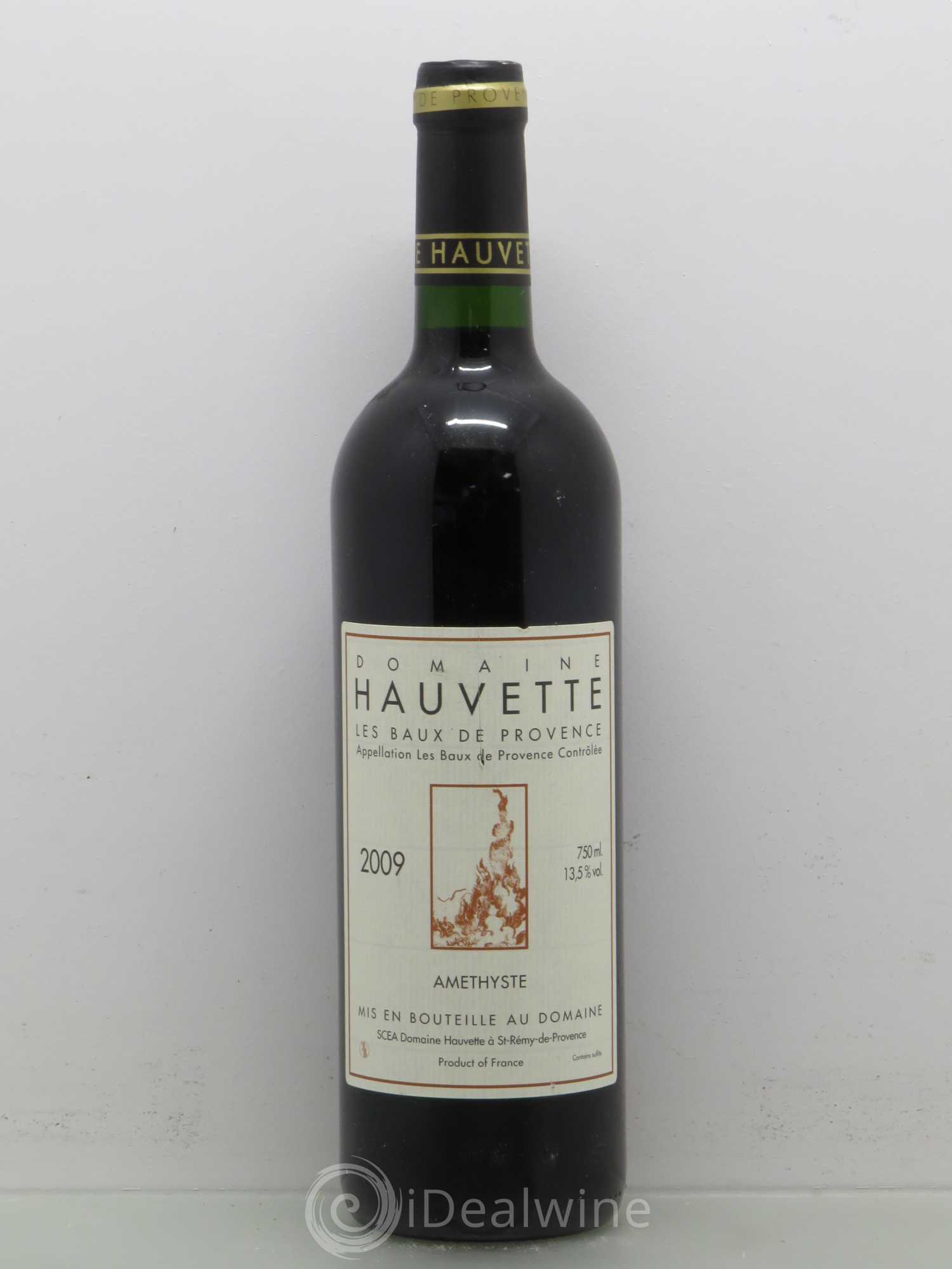 Alpilles Améthyste Hauvette (Domaine) 2009 - Lot de 1 bouteille - 0